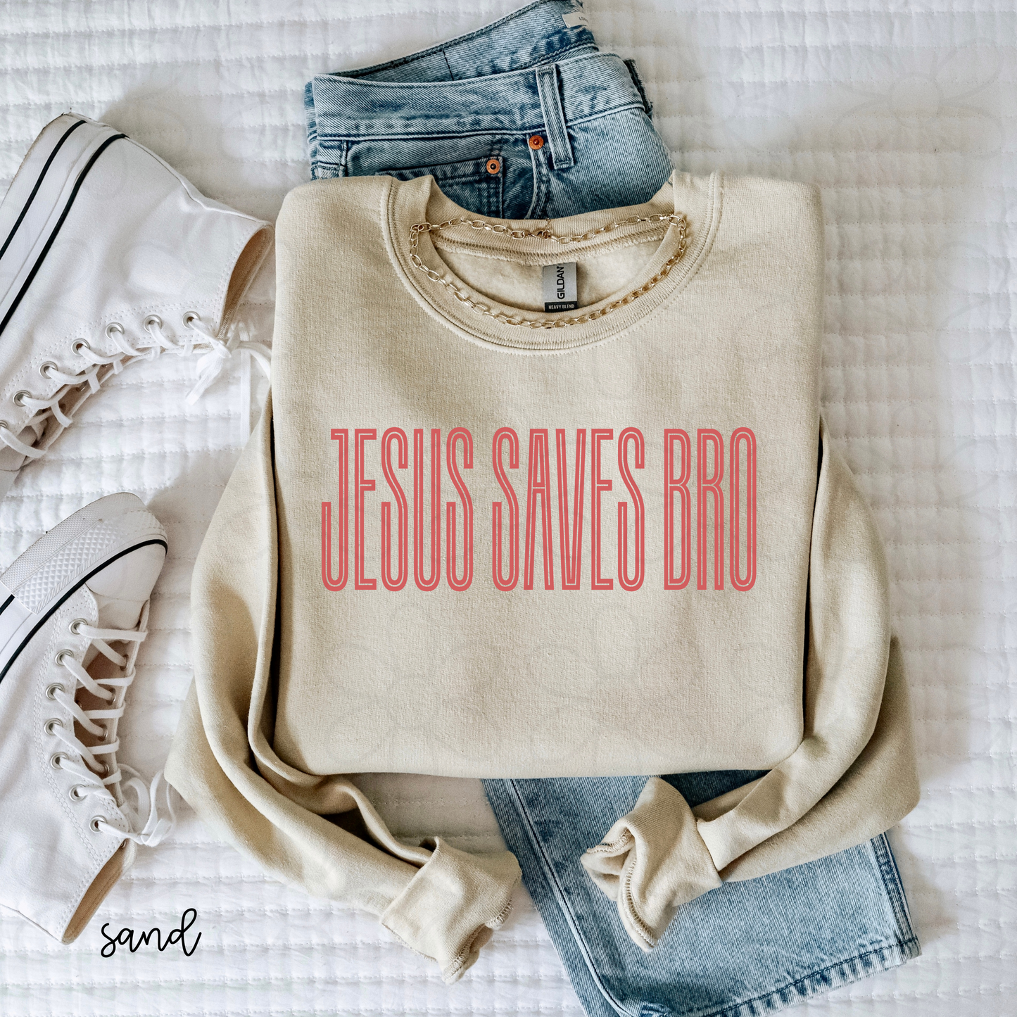 Jesus Saves Bro Completed Tee