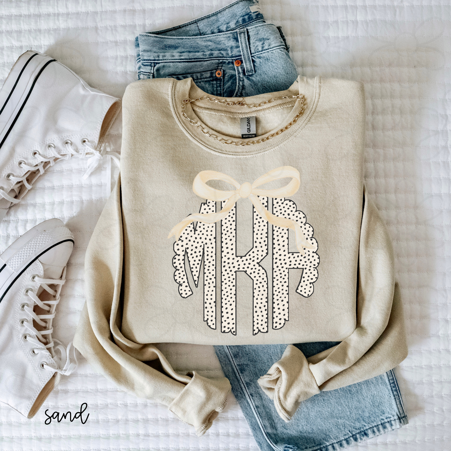 Dalmatian Monogram Completed Tee