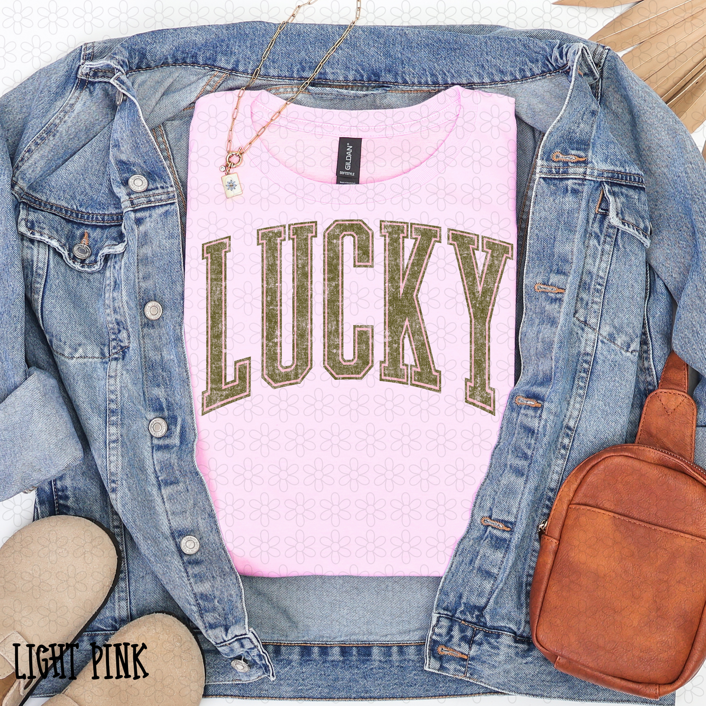 Distressed Lucky DTF Transfer