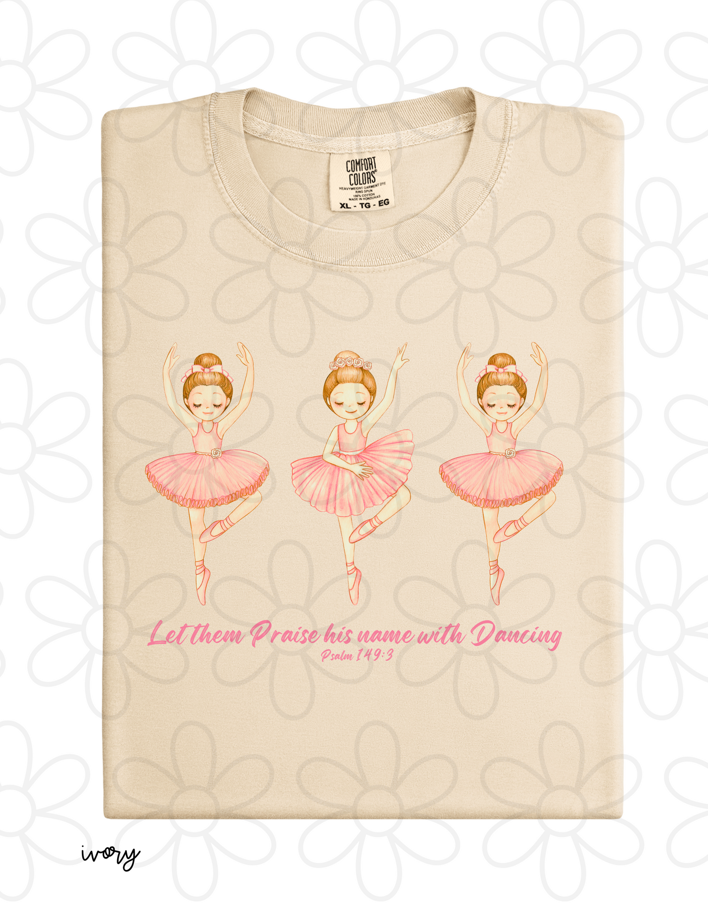 Let Them Praise His Name With Dancing Kids Completed Tee