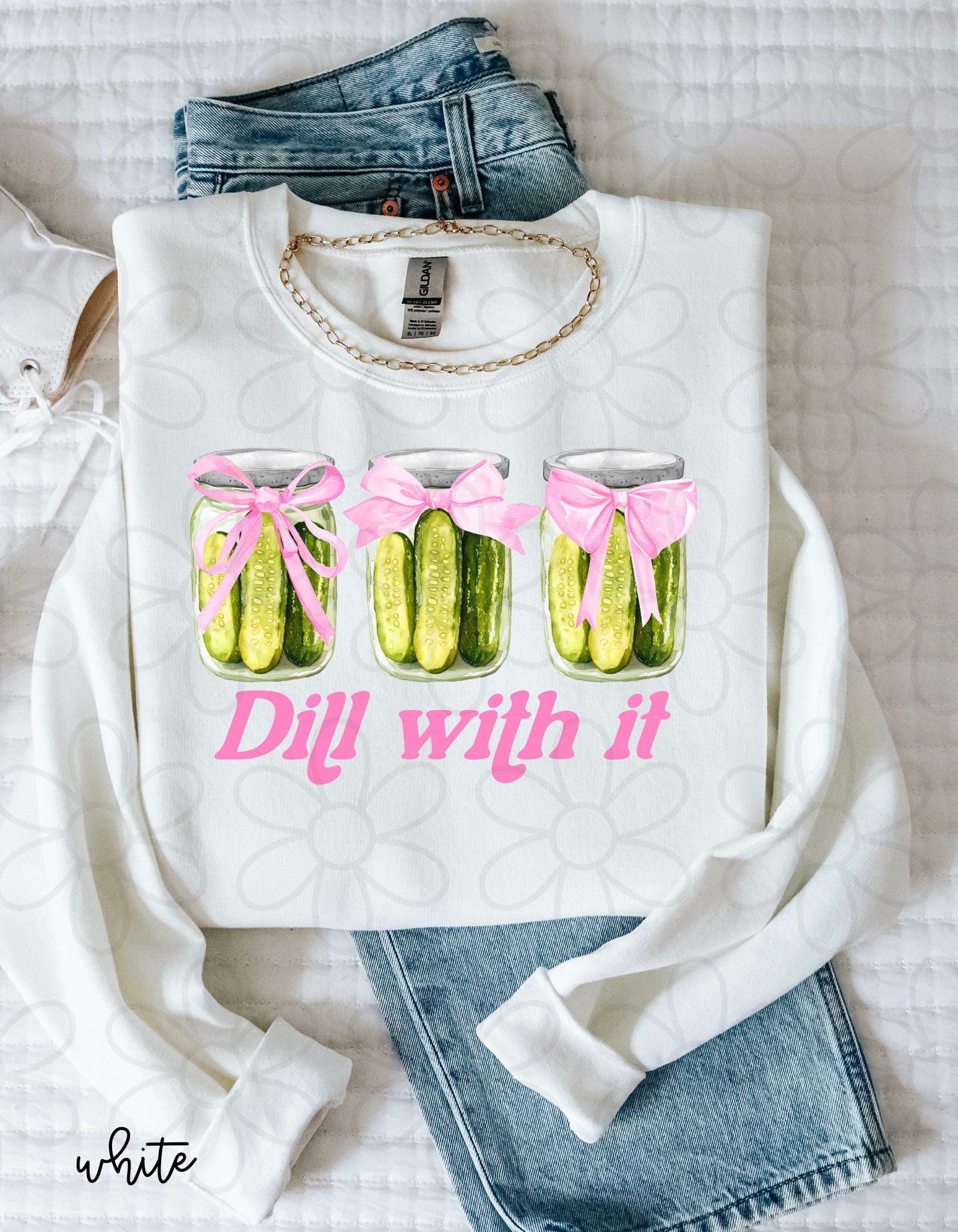 Coquette Dill With It Kids Completed Tee