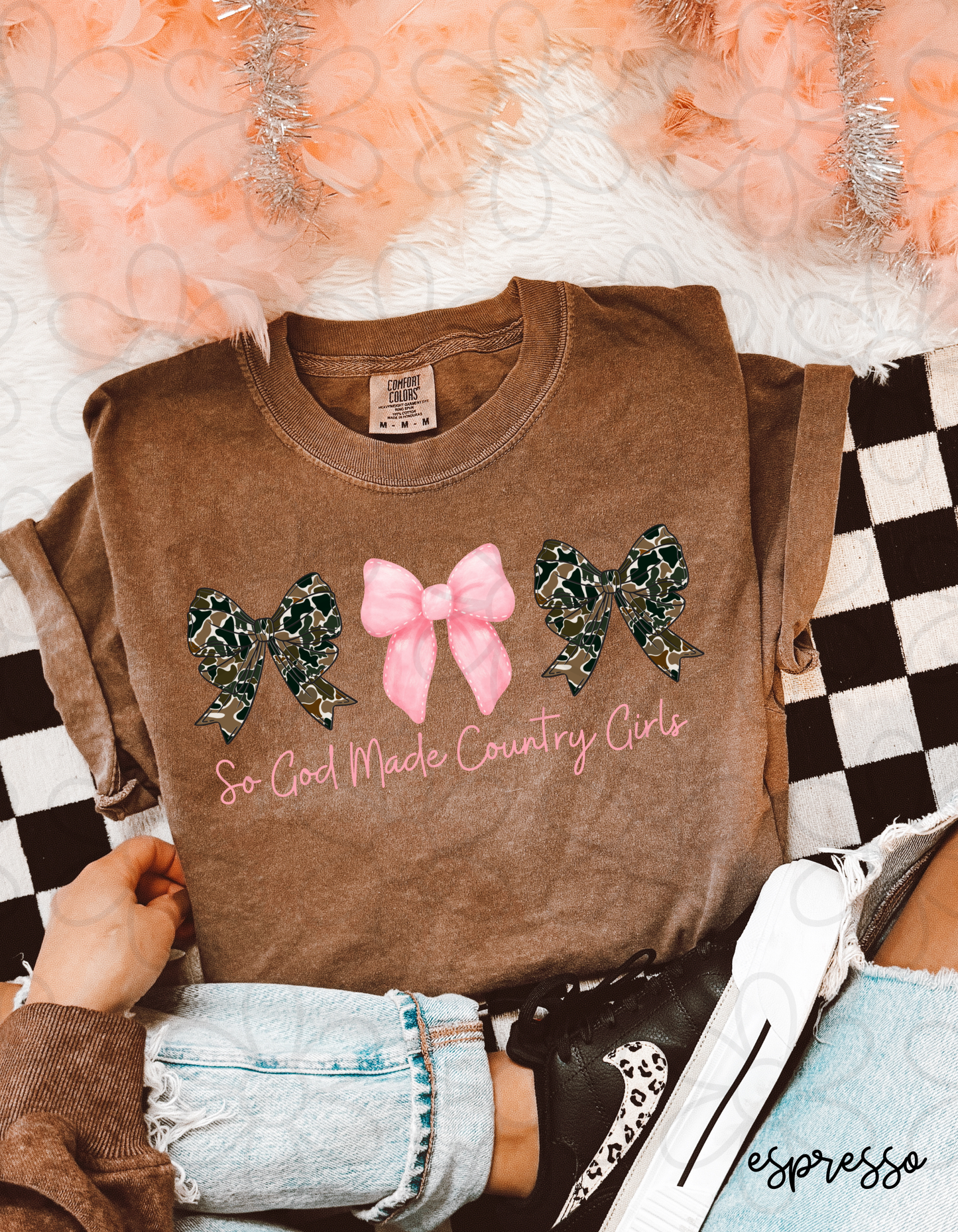 So God Made Cowgirls Coquette Bows DTF Transfer