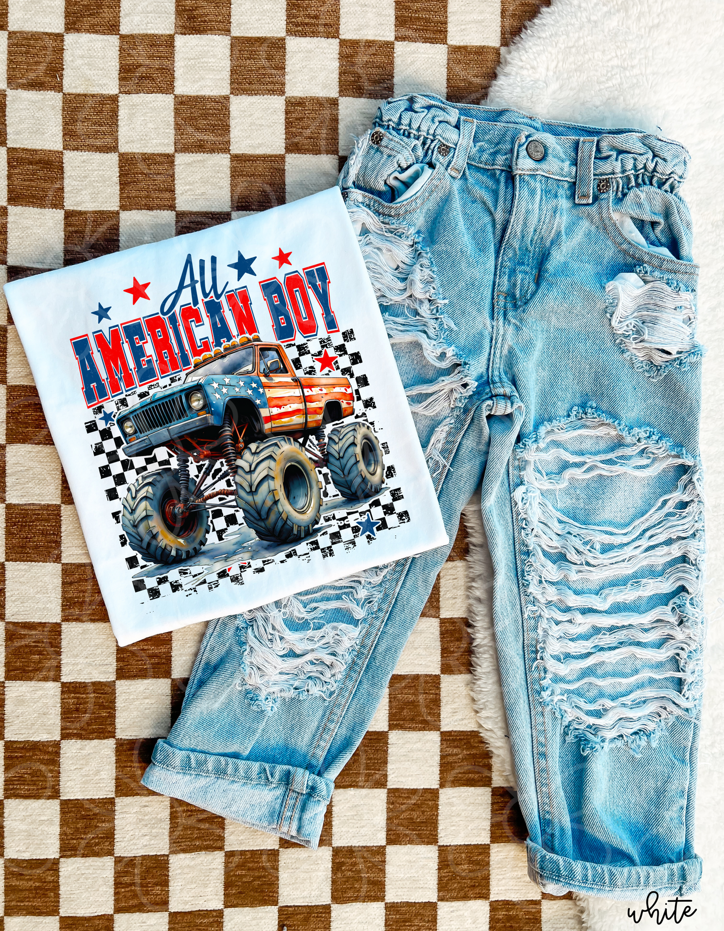 All American Boy Kids Completed Tee