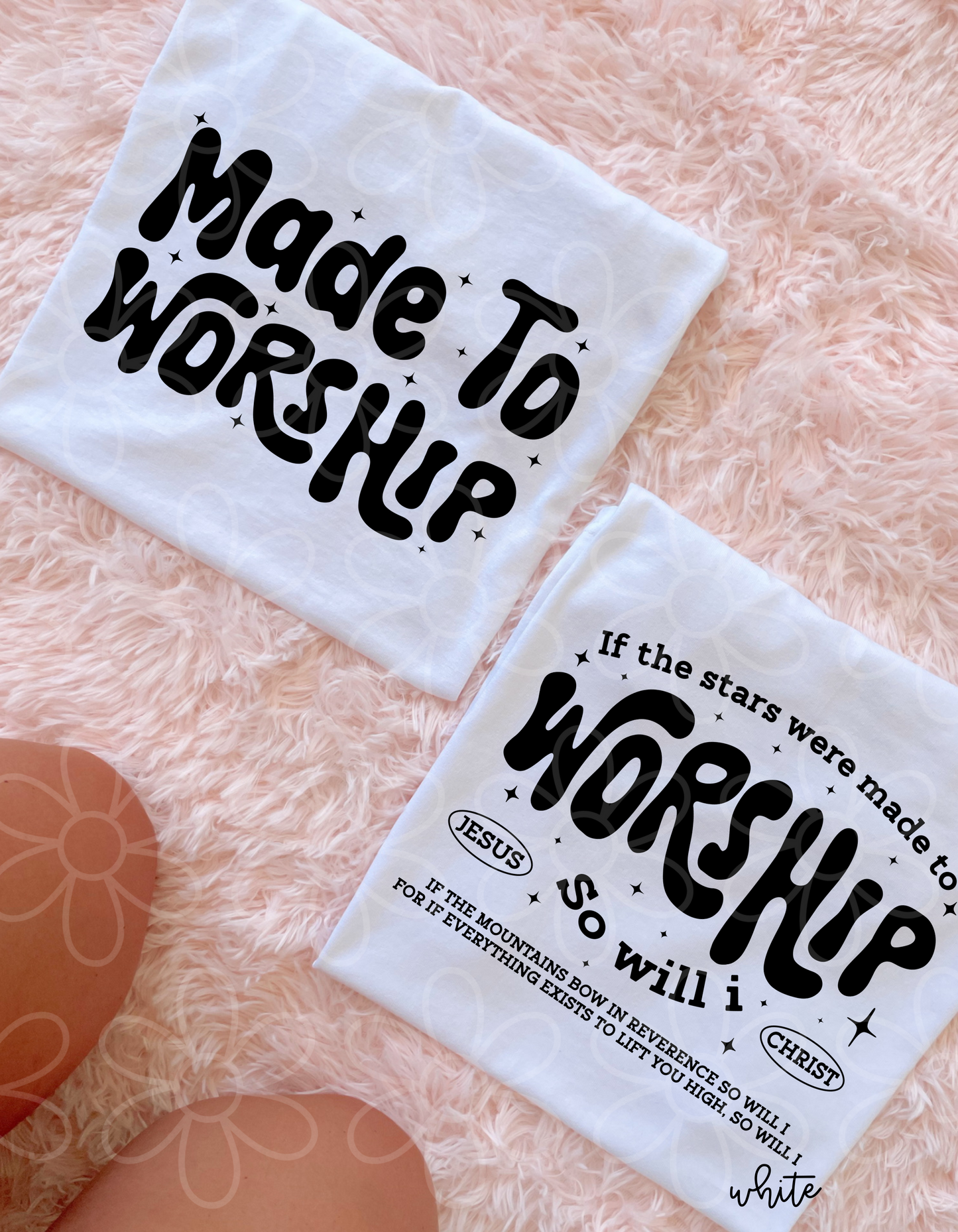 If The Stars Were Made To Worship So Will I Completed Tee
