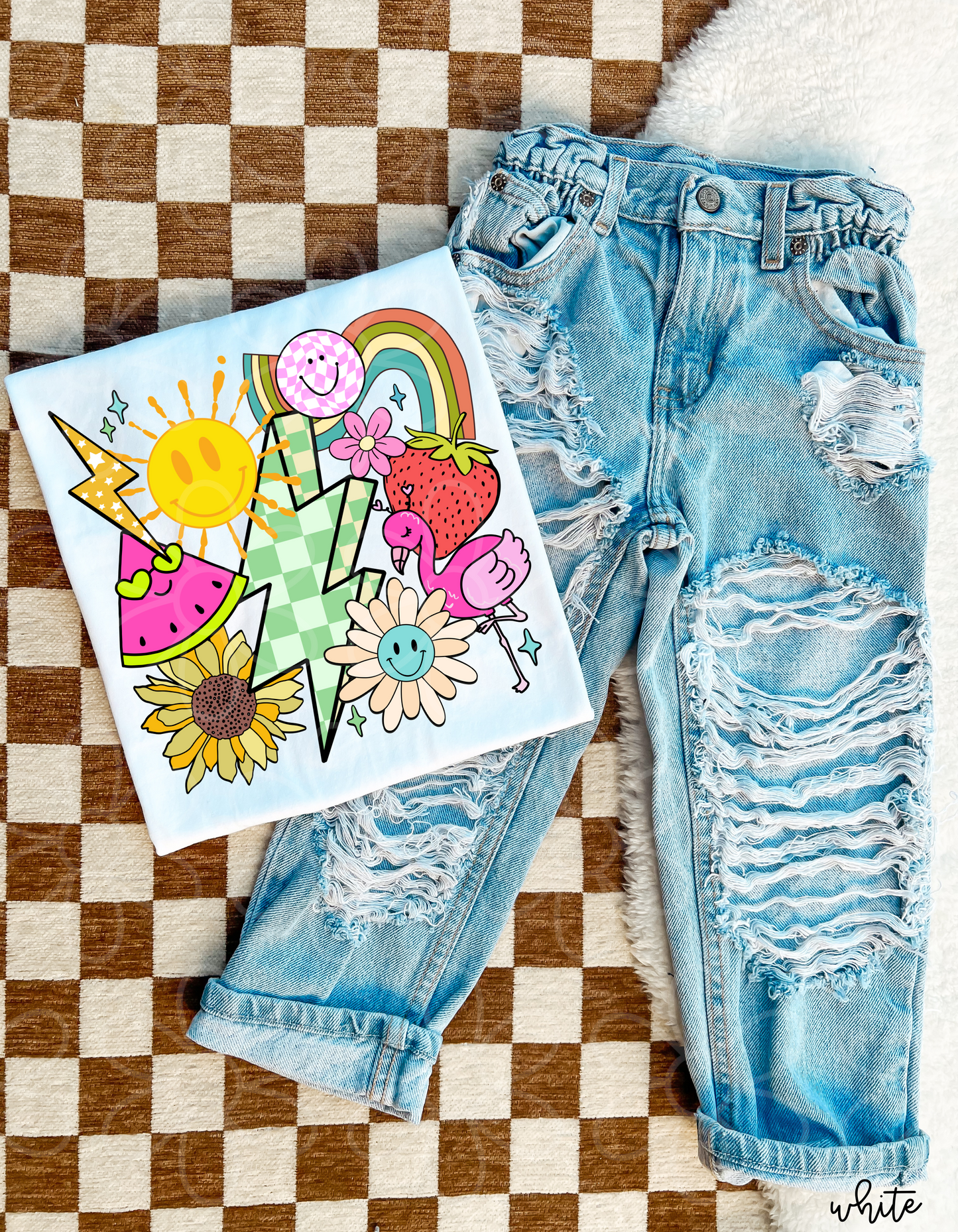 Summer Collage Completed Tee