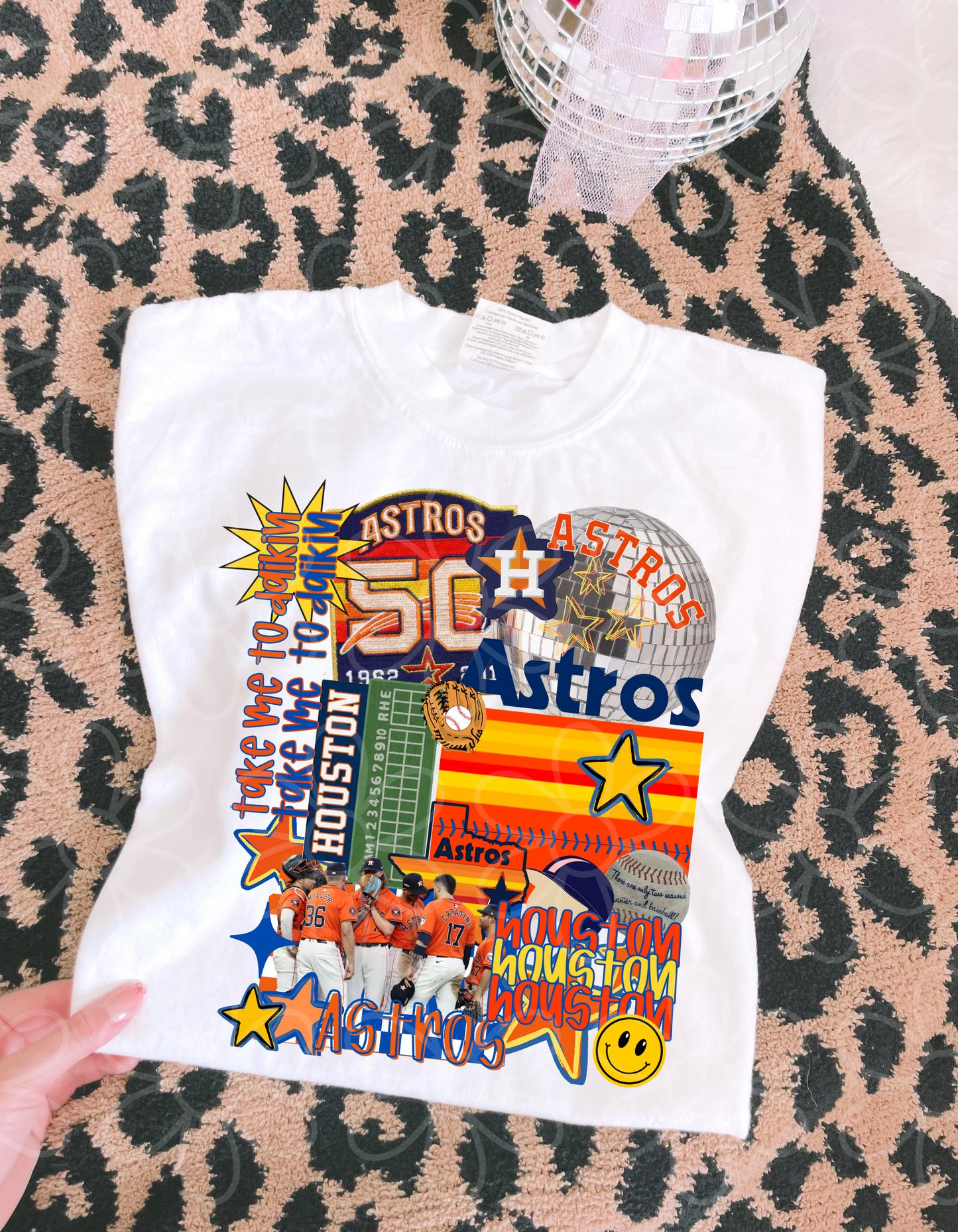 Retro Astros Completed Tee