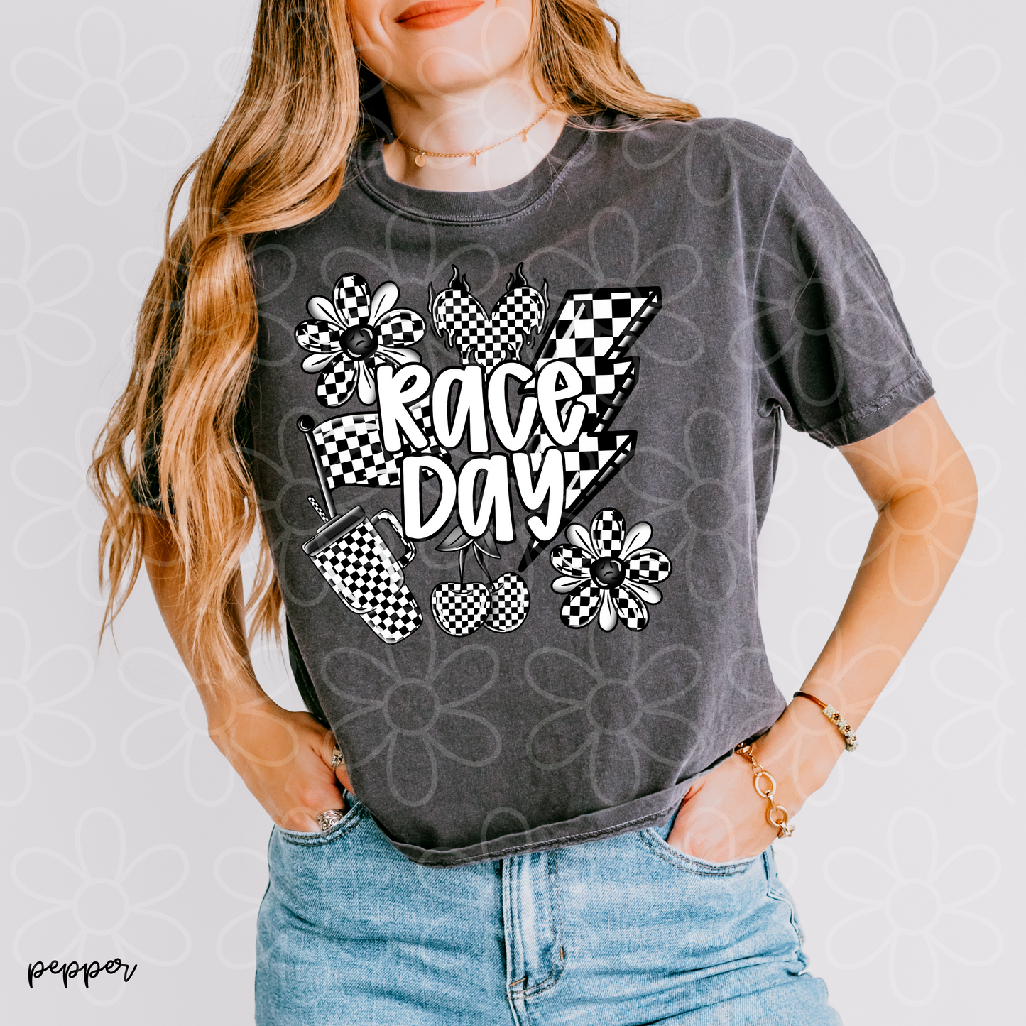 Race Day Collage Completed Tee