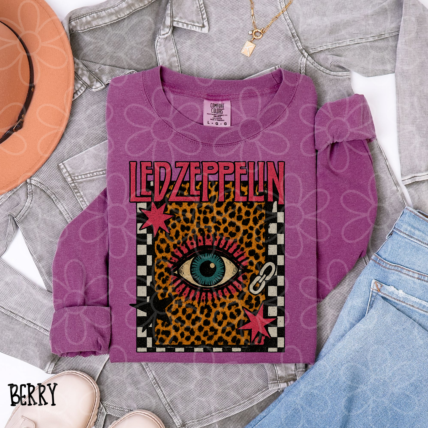 Leopard Checkered Bands (Multiple Options) Completed Tee