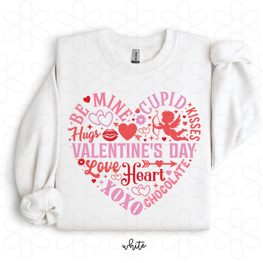 Valentine's Day Cupid Heart Completed Tee
