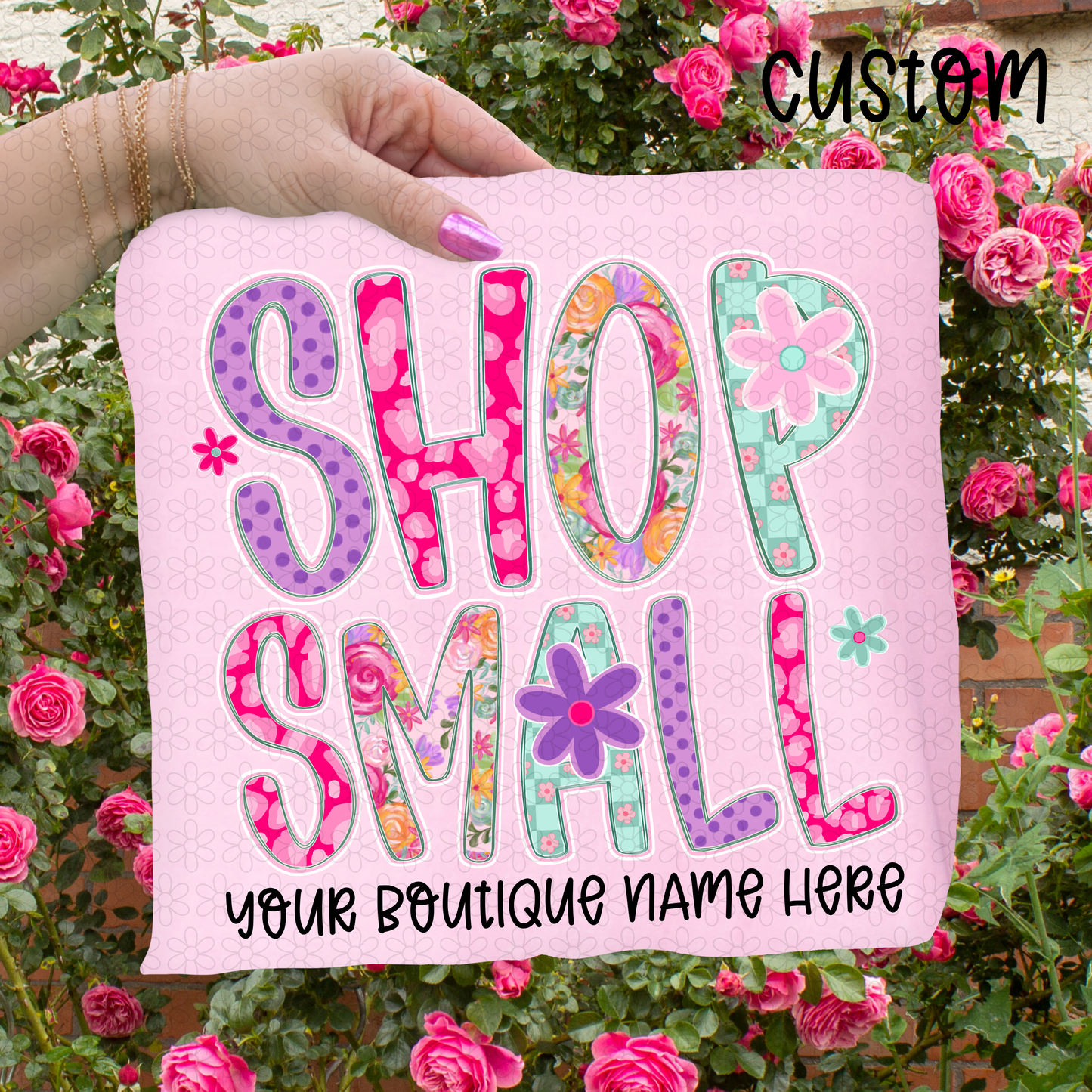 Custom Spring Shop Small DTF Transfer