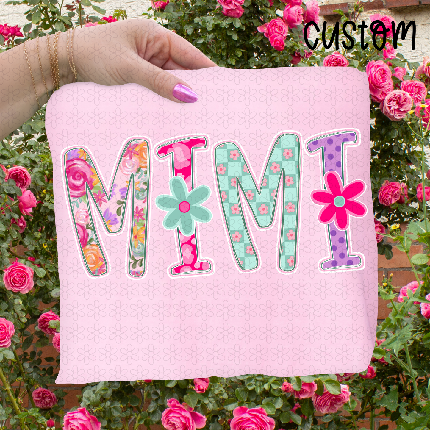 Custom Spring Name DTF Transfer