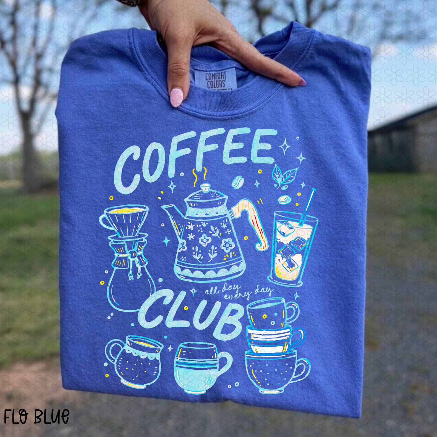 Coffee Club DTF Transfer
