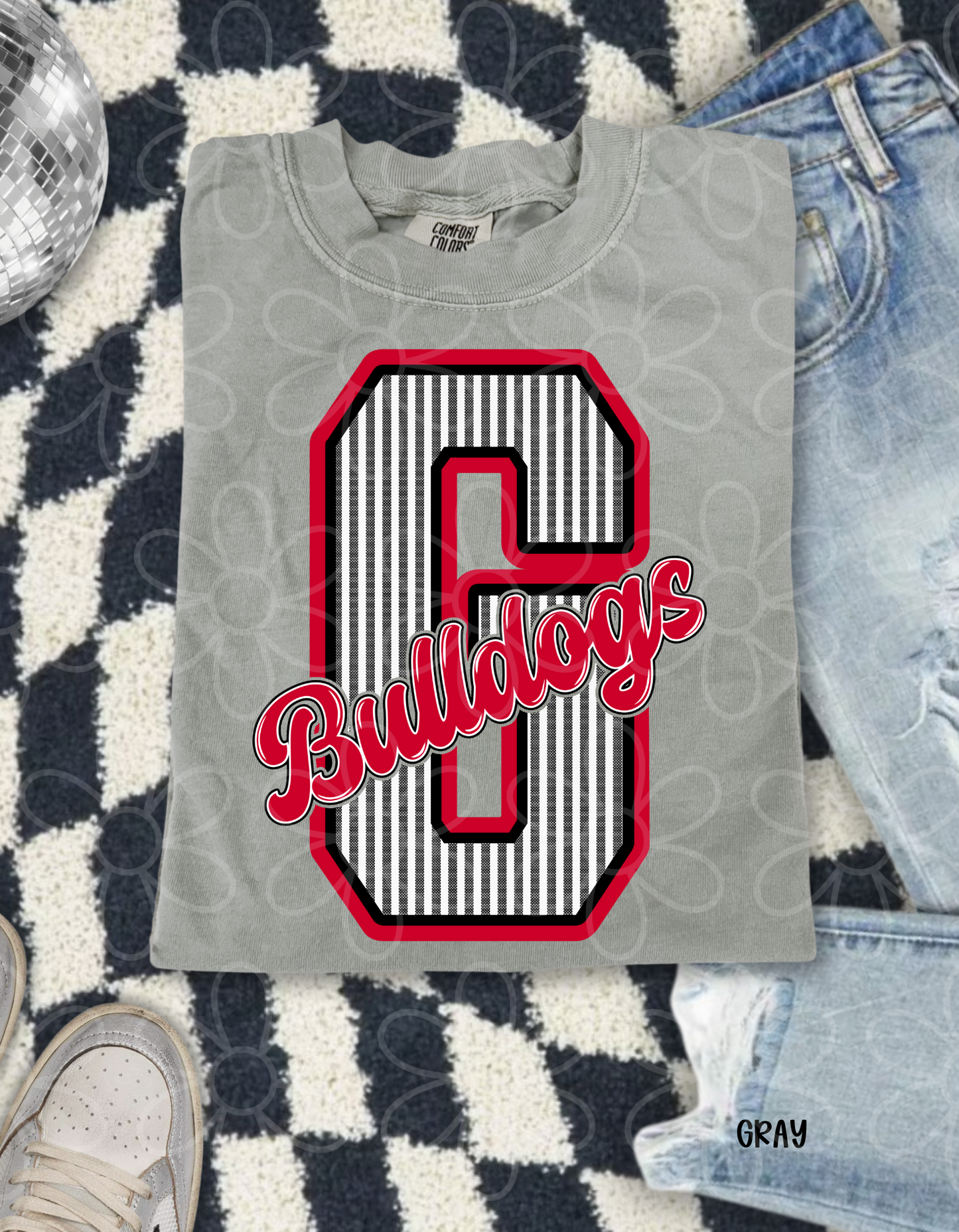 Striped Sports Teams (Multiple Options) DTF Transfer