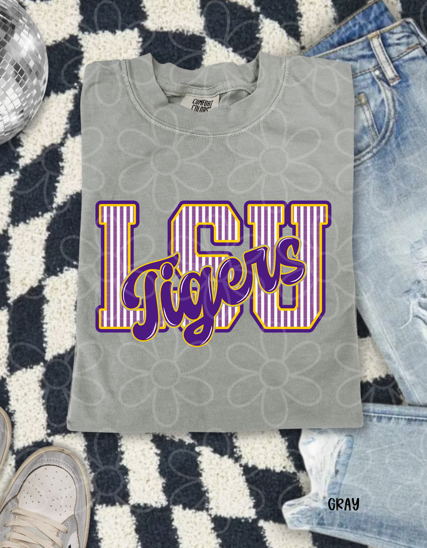 Striped Sports Teams (Multiple Options) DTF Transfer