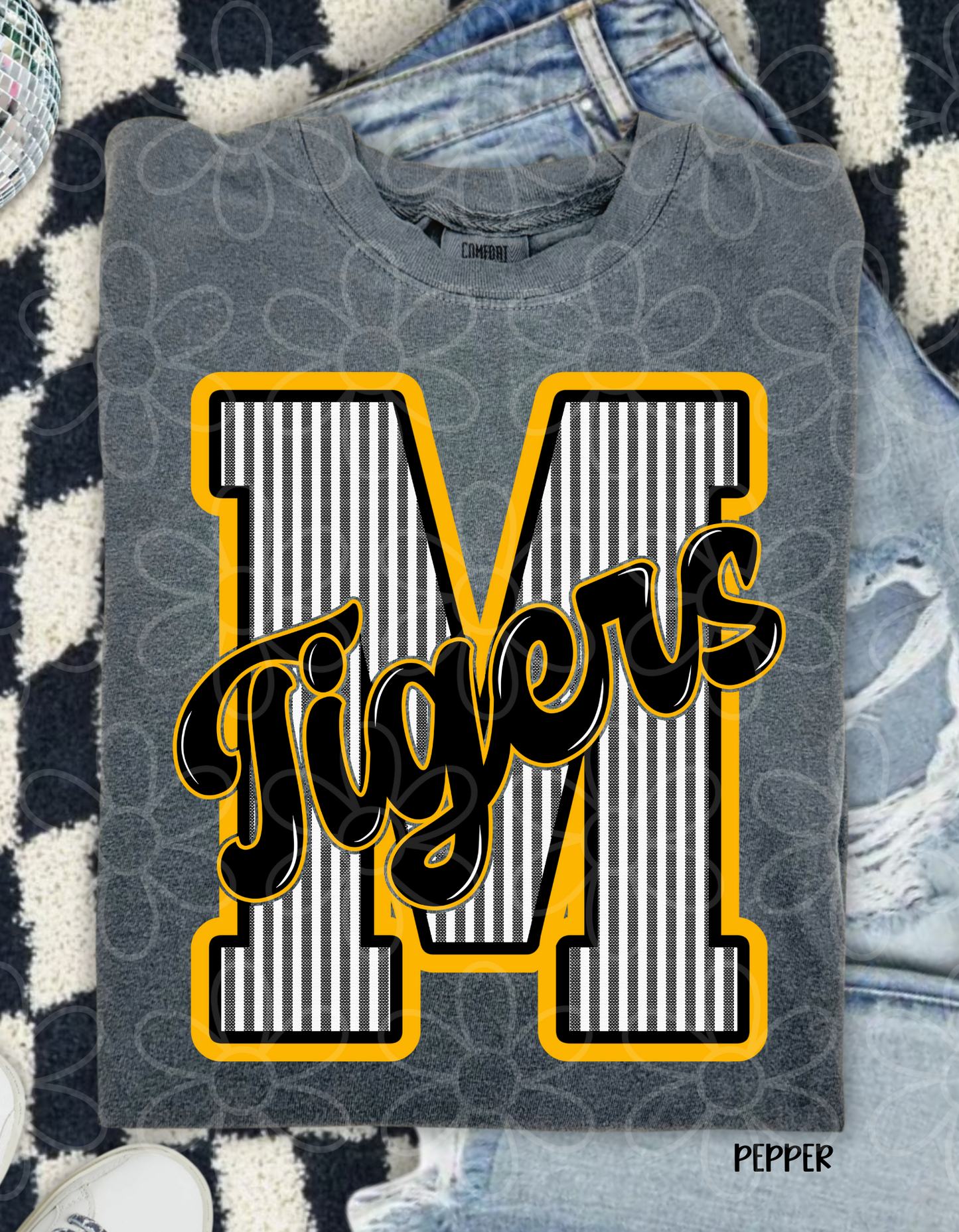 Striped Sports Teams (Multiple Options) DTF Transfer