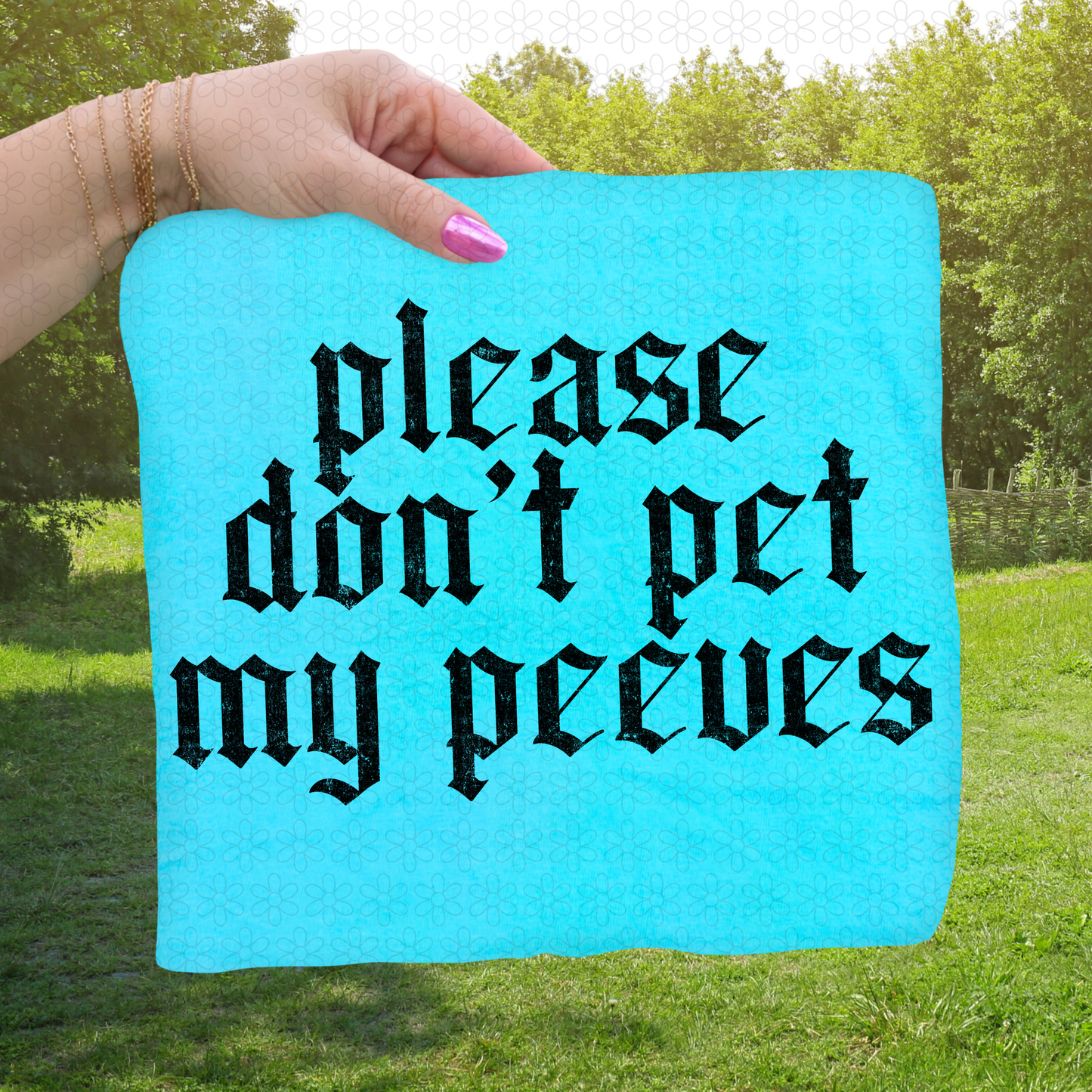 Please Don't Pet My Peeves DTF Transfer