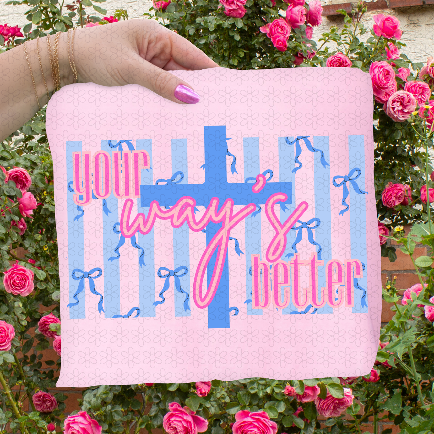 Your Way's Better Blue Bows DTF Transfer