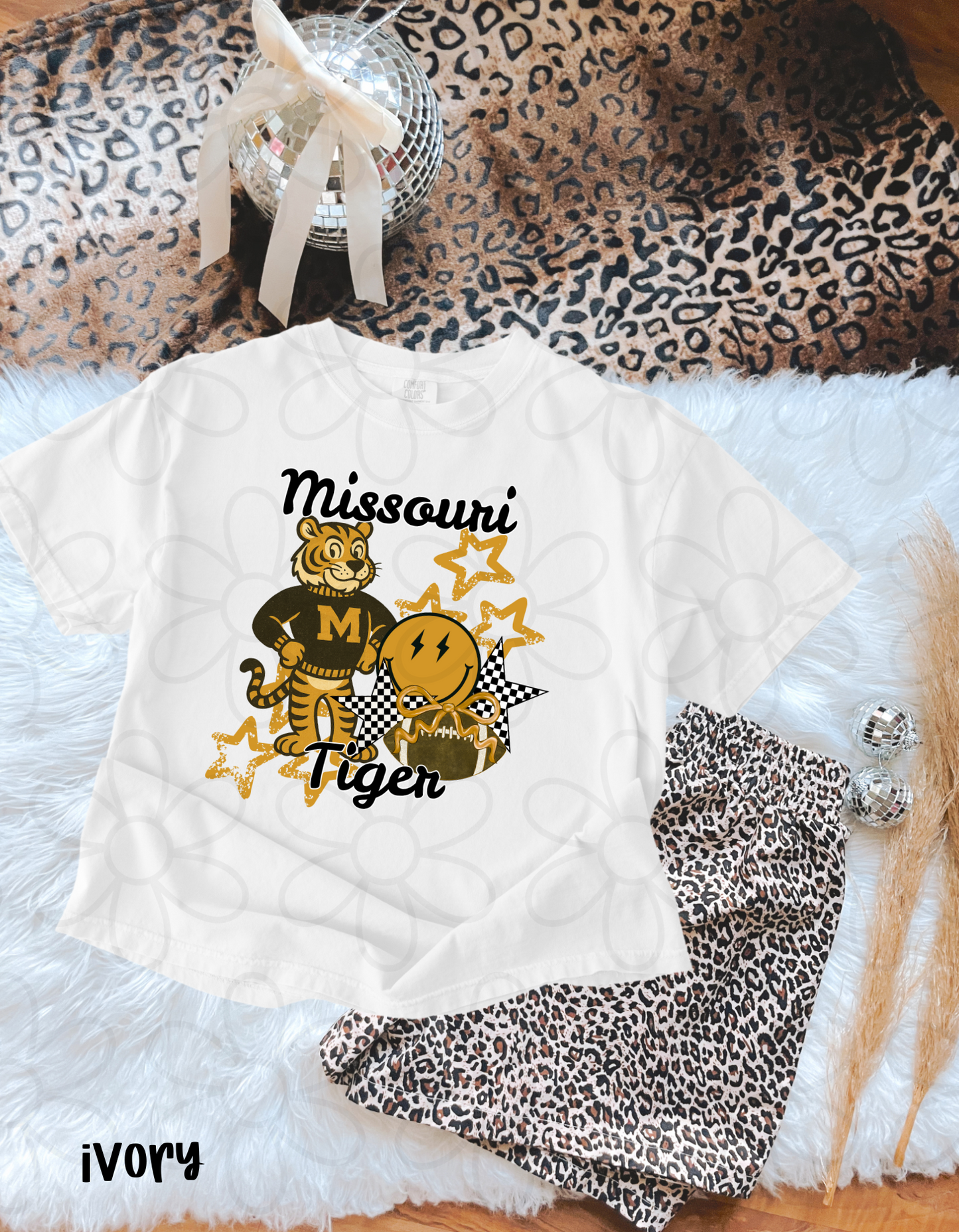 Retro Smiley Sports Teams (Multiple Options) Kids Completed Tee
