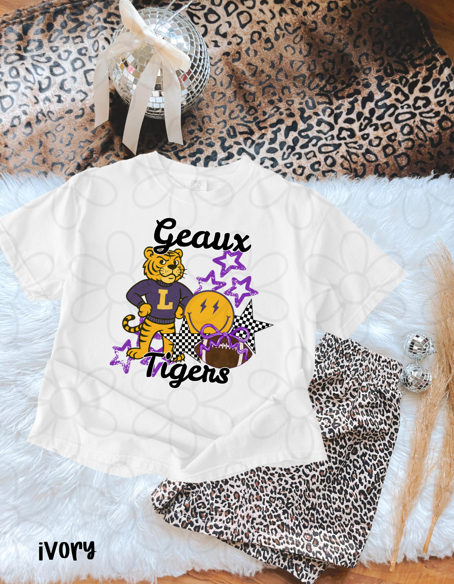 Retro Smiley Sports Teams (Multiple Options) Kids Completed Tee