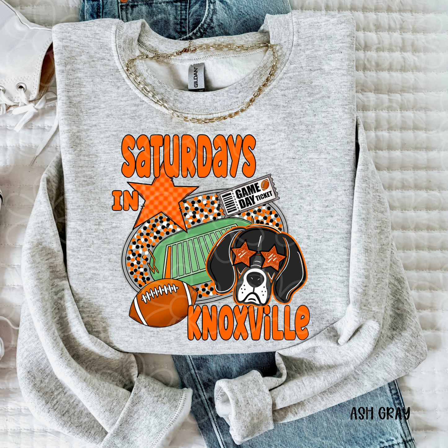Saturdays In Football (Multiple Options) Kids Completed Tee