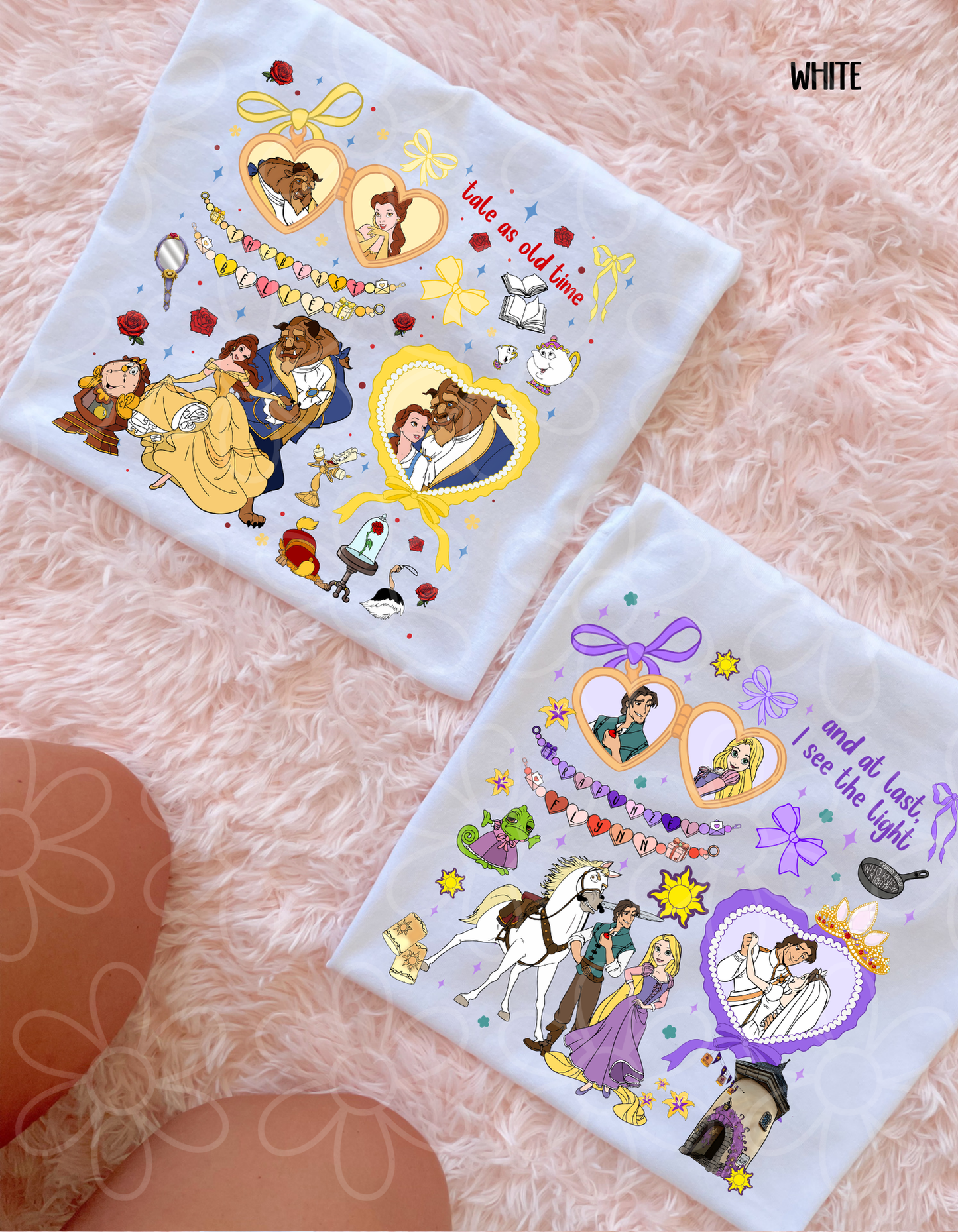 Disney Princess Hearts (Multiple Options) DTF Transfer