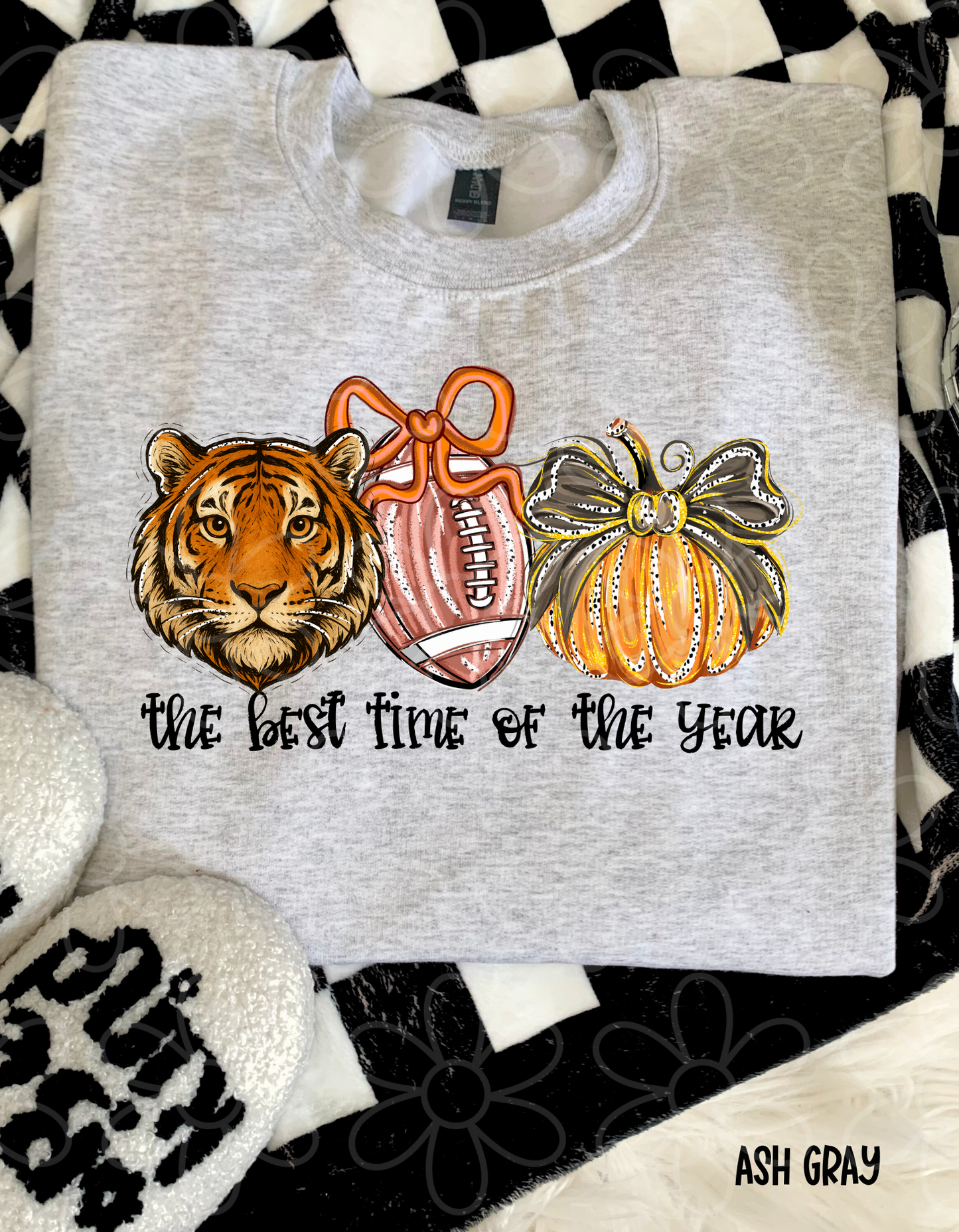 The Best Time OF Year Football Teams (Multiple Options) Kids Completed Tee