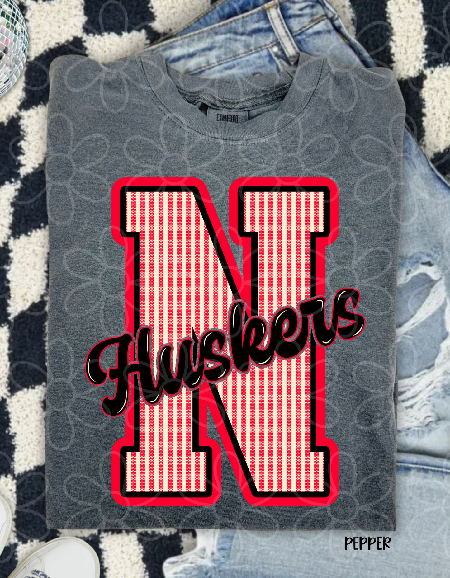 Striped Sports Teams (Multiple Options) DTF Transfer