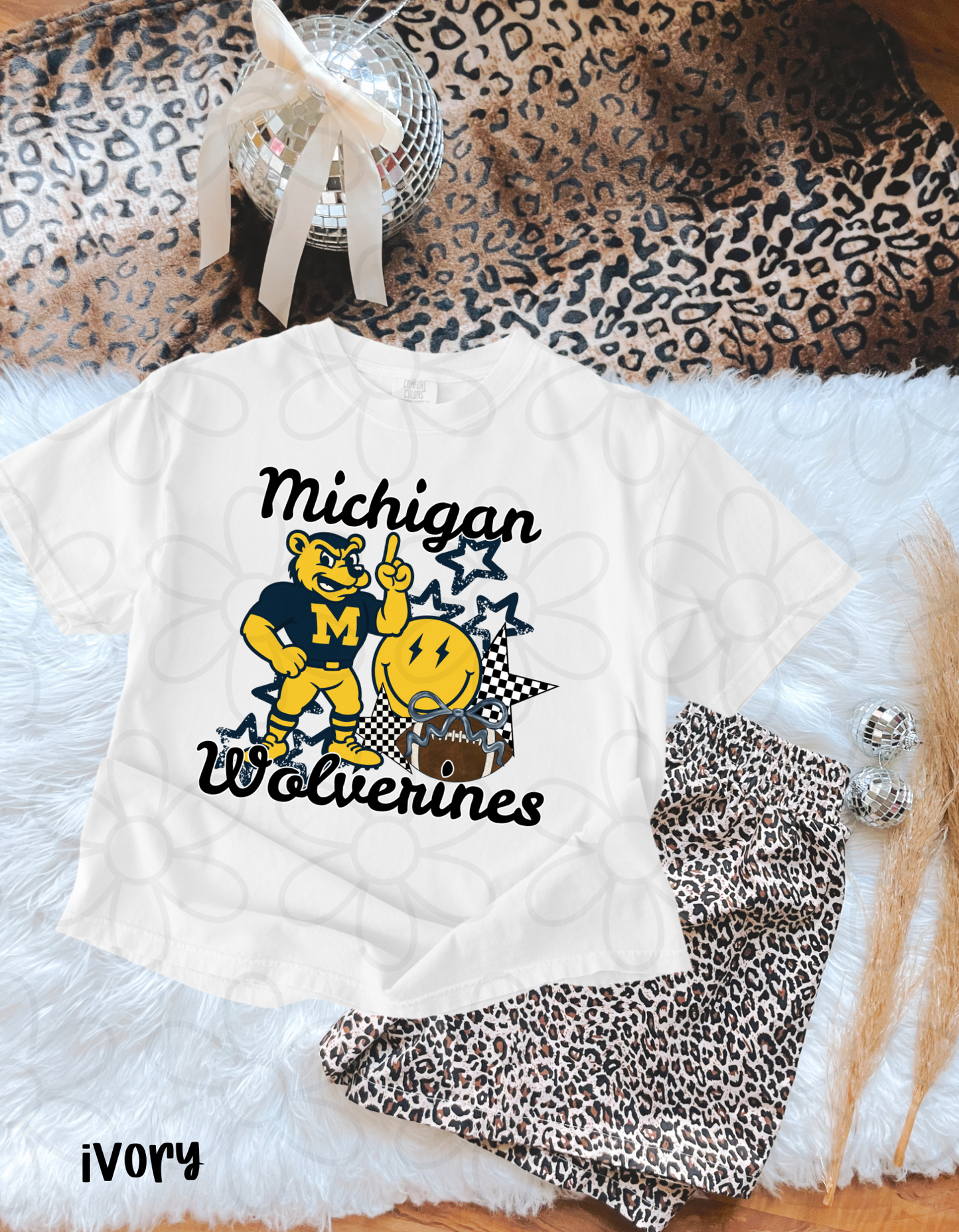 Retro Smiley Sports Teams (Multiple Options) Kids Completed Tee