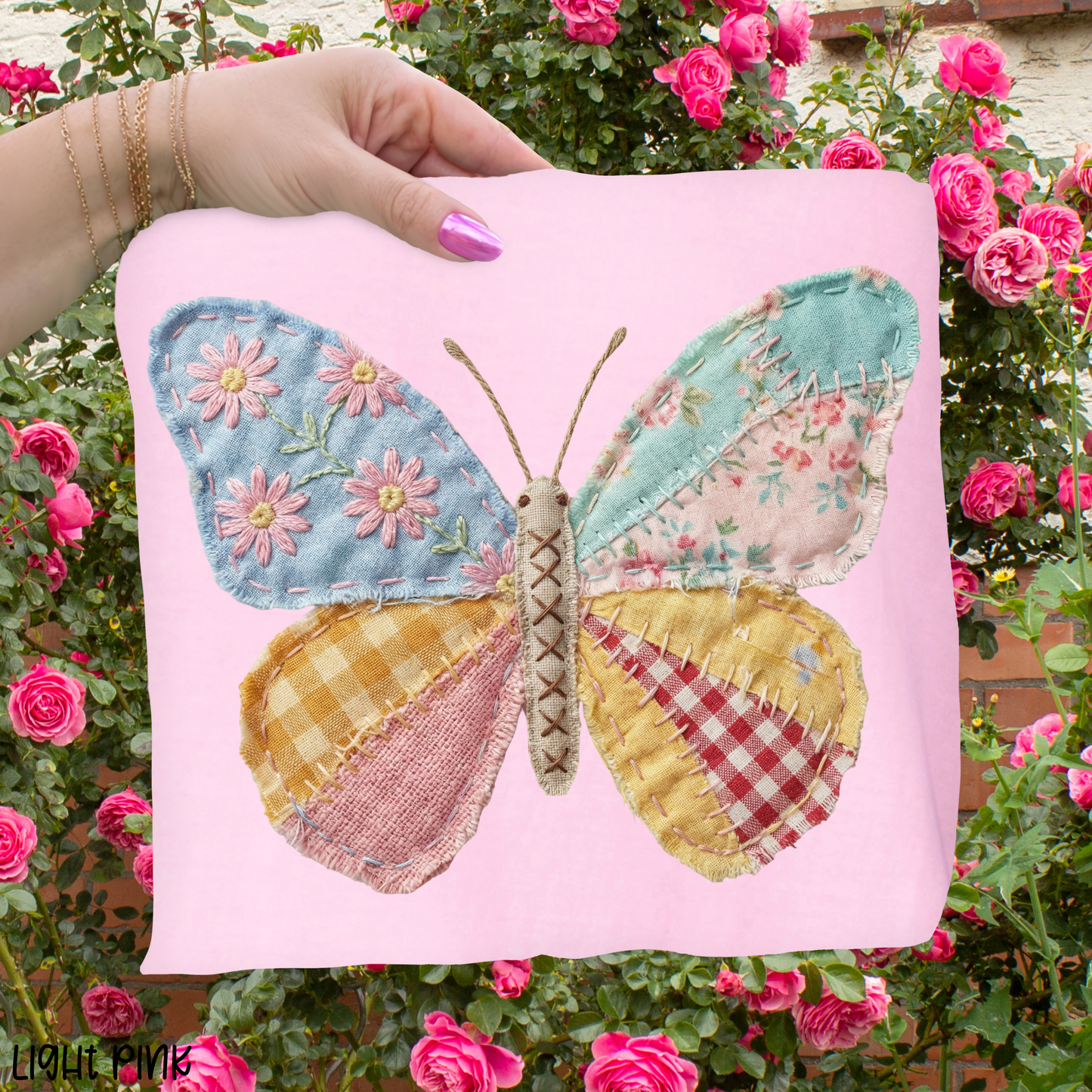 Quilted Butterfly DTF Transfer