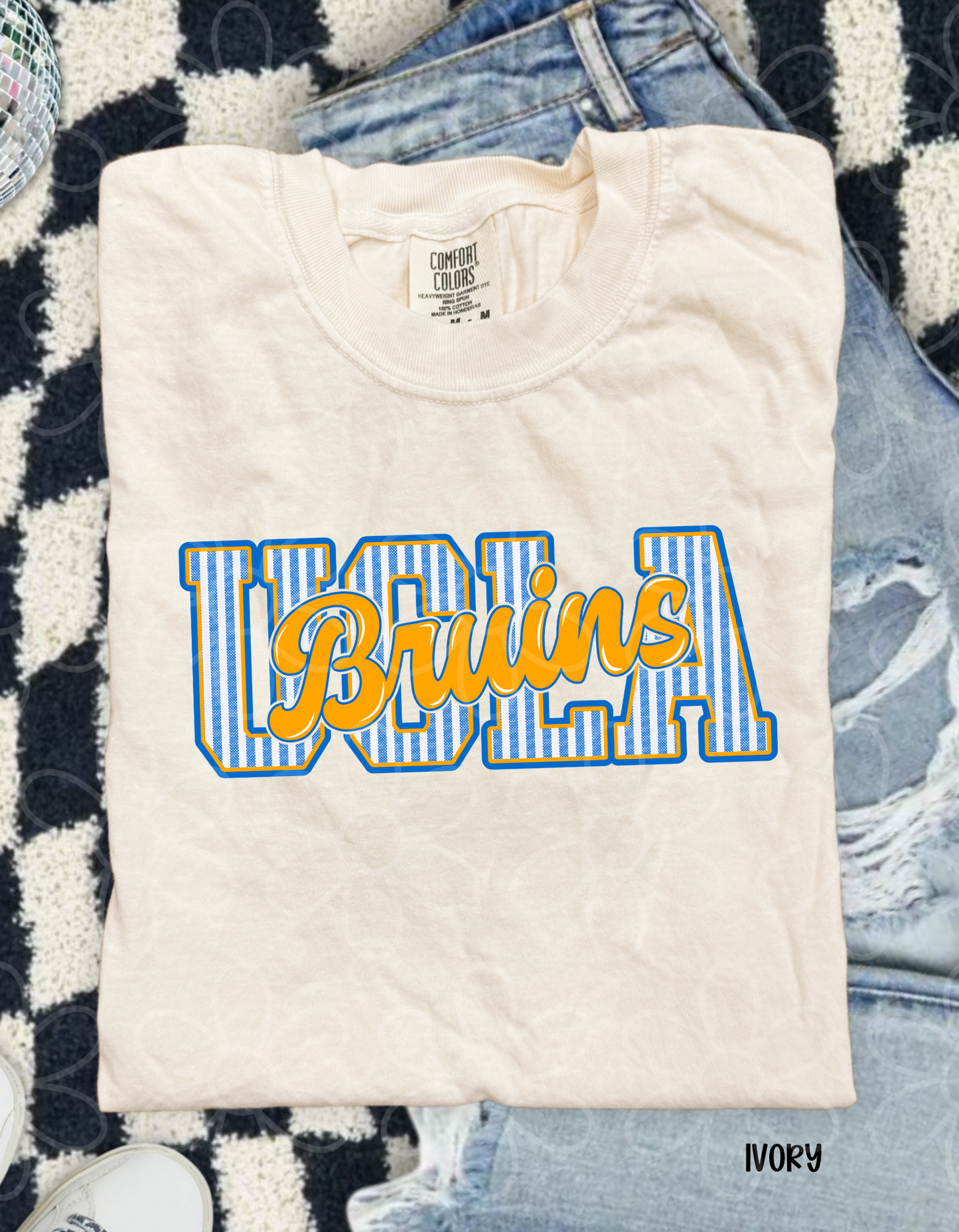Striped Sports Teams (Multiple Options) Kids Completed Tee