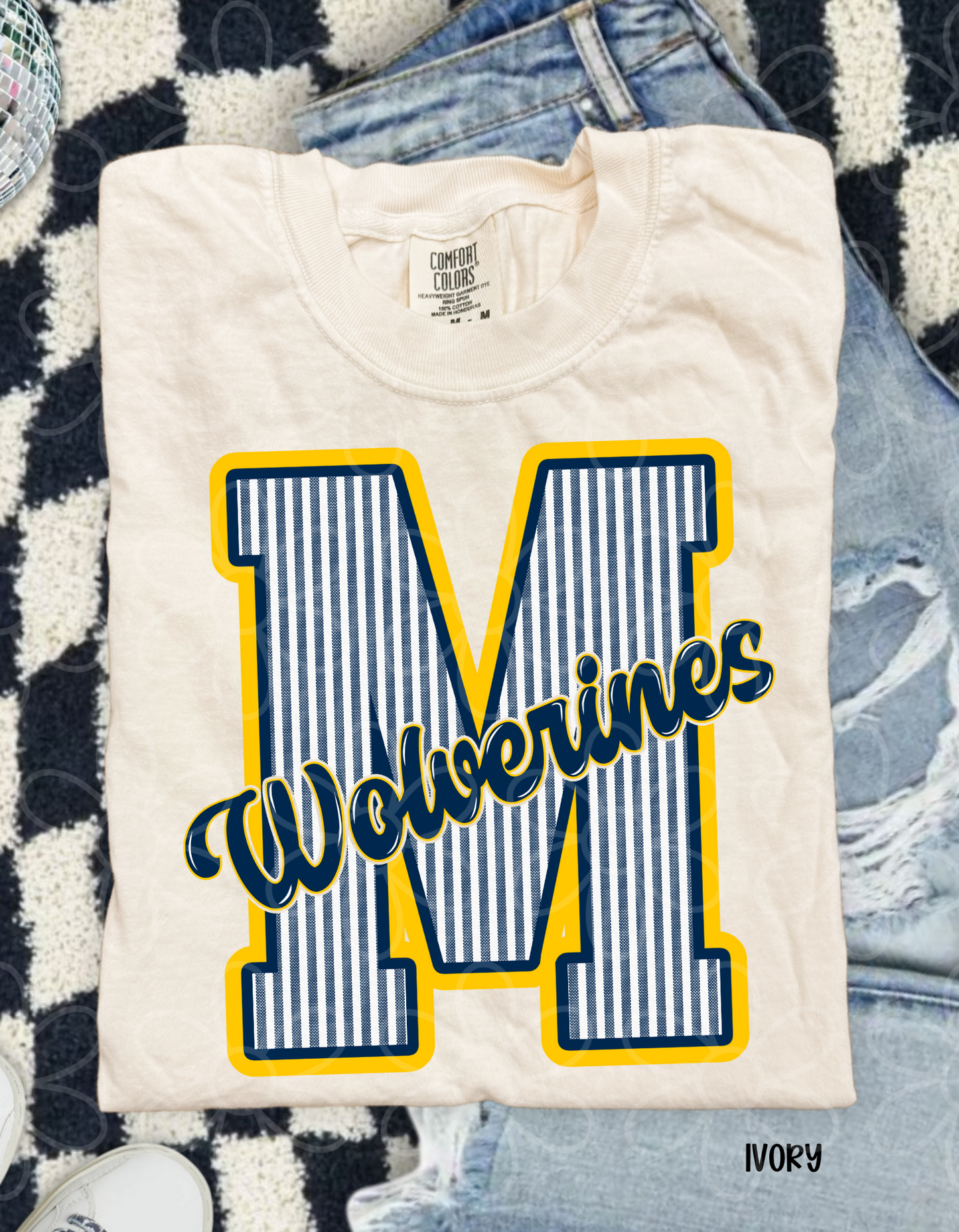Striped Sports Teams (Multiple Options) DTF Transfer