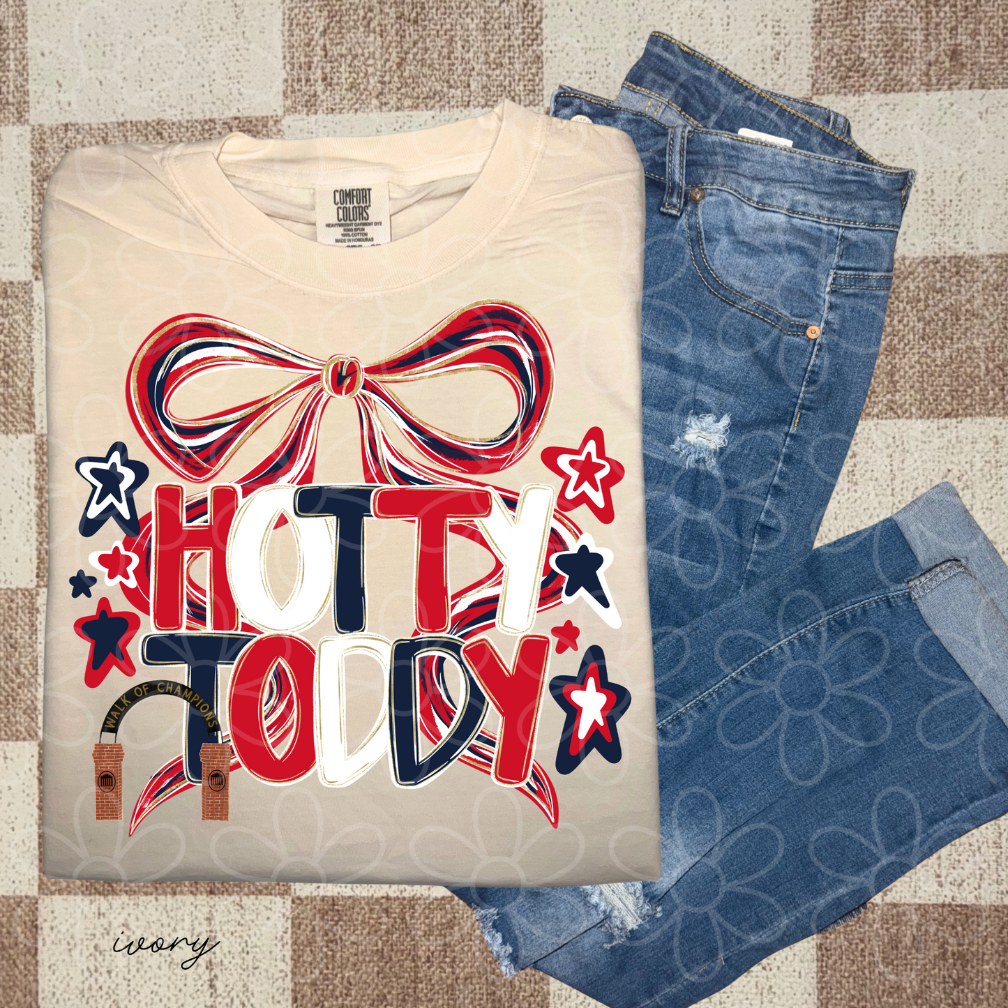Preppy Sports Team Stars Coquette Bow (Multiple Options) DTF Transfer