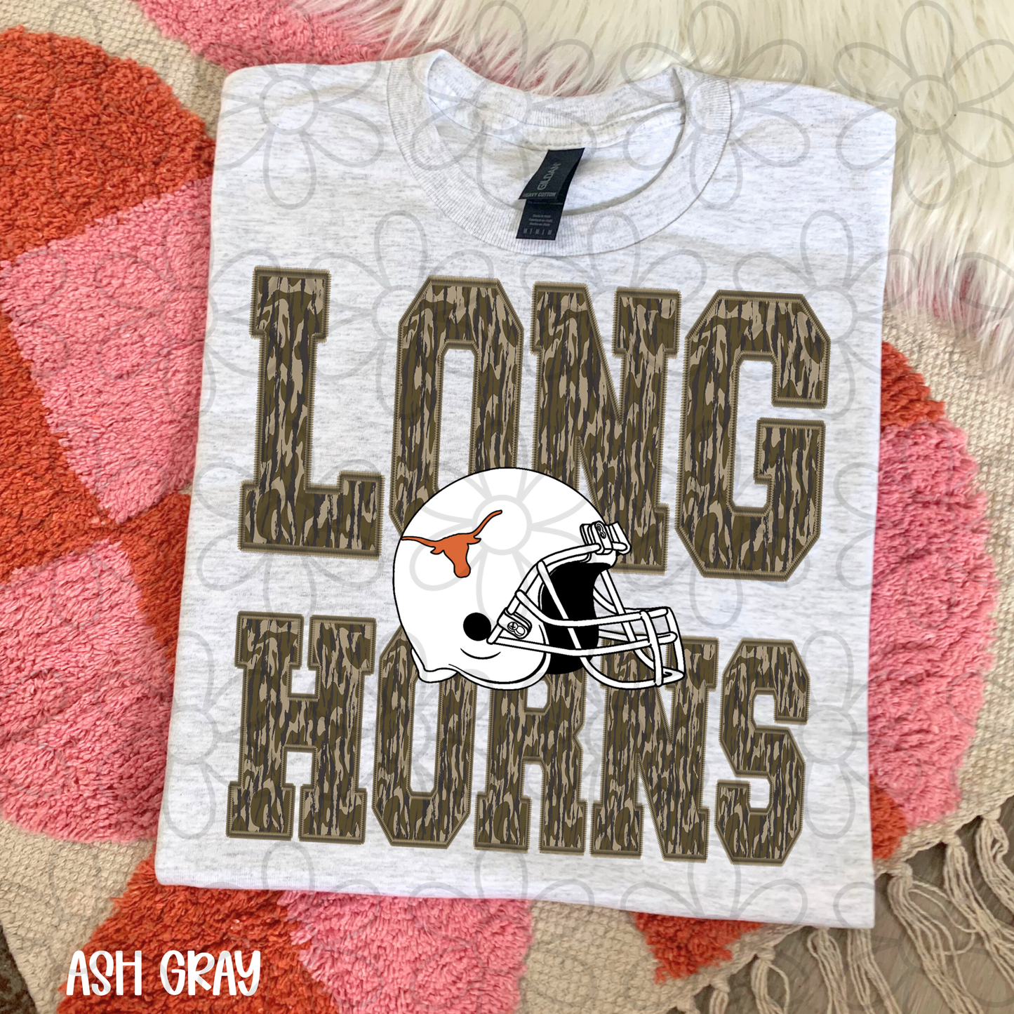 Camo Teams Football Helmet (Multiple Options) Kids Completed Tee