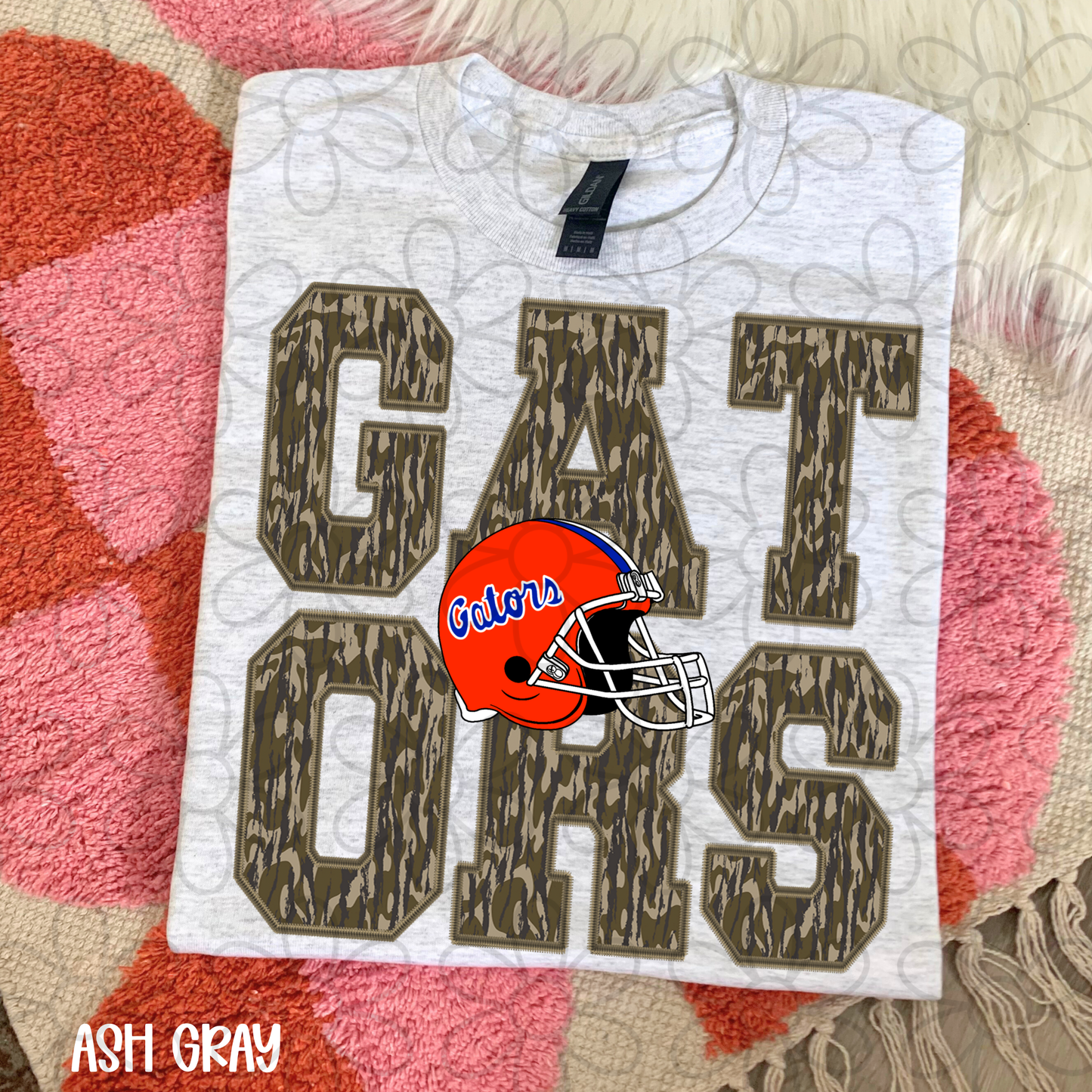 Camo Teams Football Helmet (Multiple Options) Completed Tee