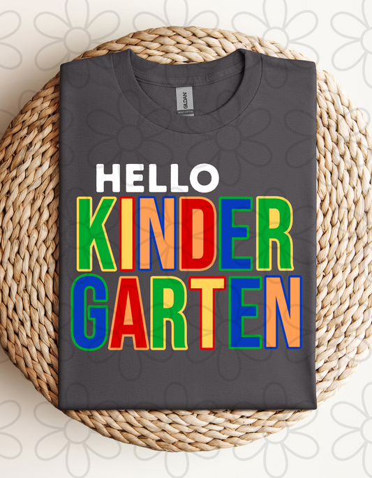 Hello Grades Bright (Multiple Options) Kids Completed Tee