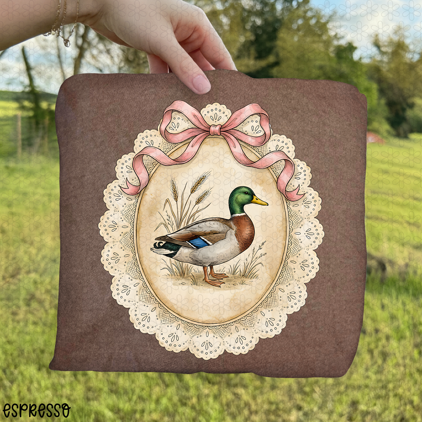 Vintage Framed Duck DTF Transfer