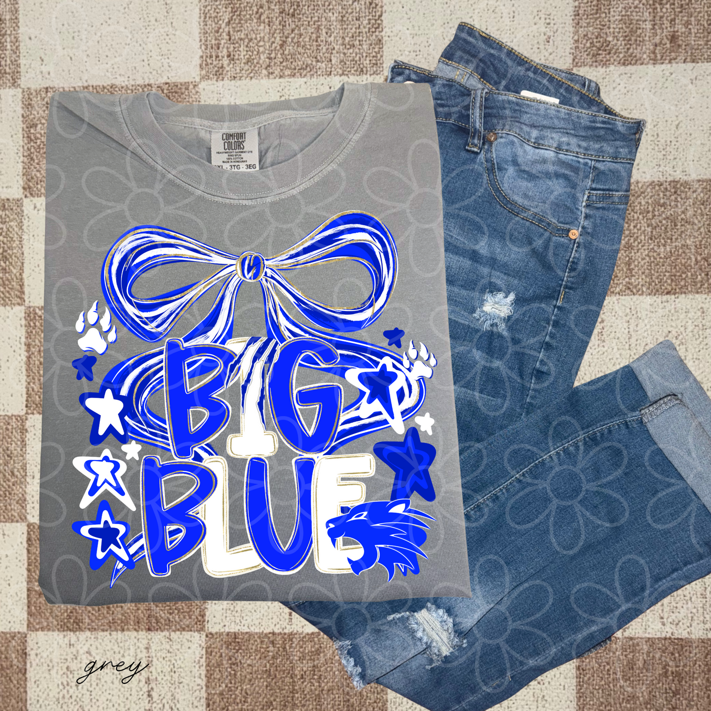 Preppy Sports Team Stars Coquette Bow (Multiple Options) DTF Transfer