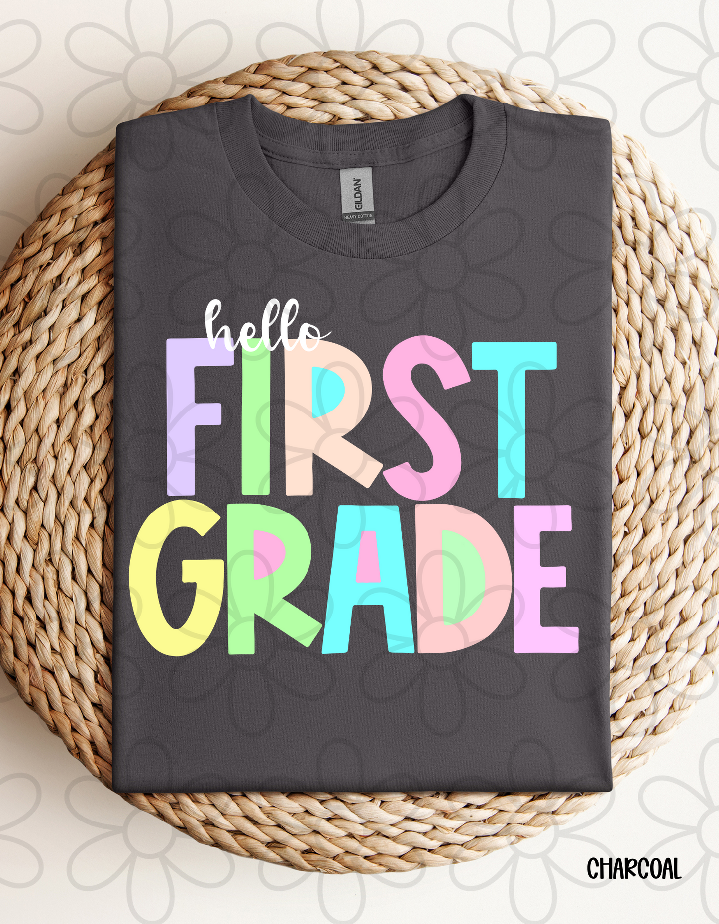 Hello Grades Pastel (Multiple Options) Kids Completed Tee