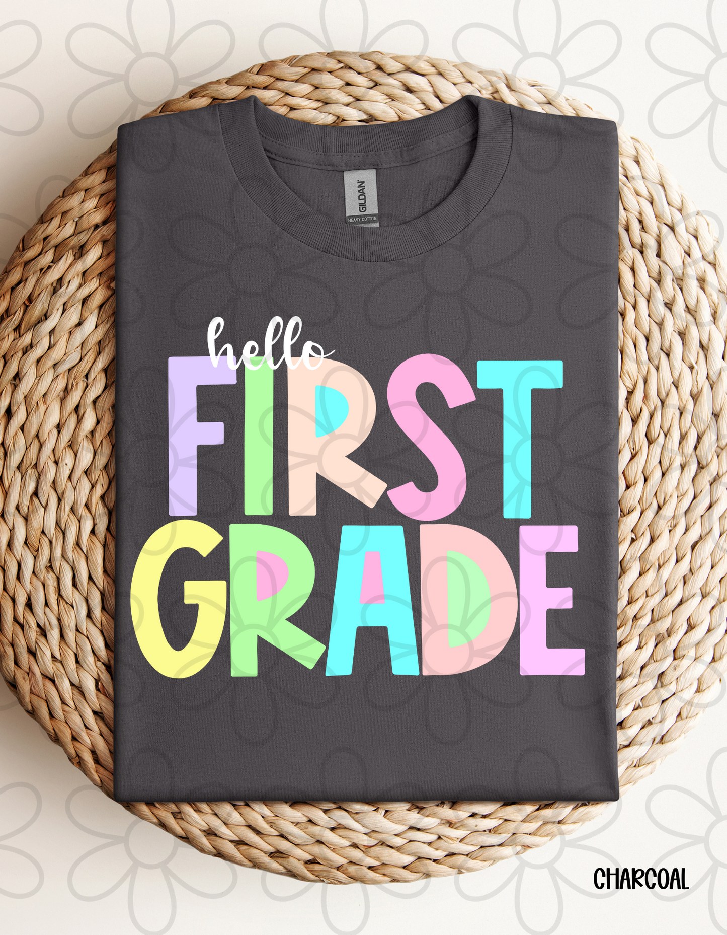 Hello Grades Pastel (Multiple Options) Kids Completed Tee