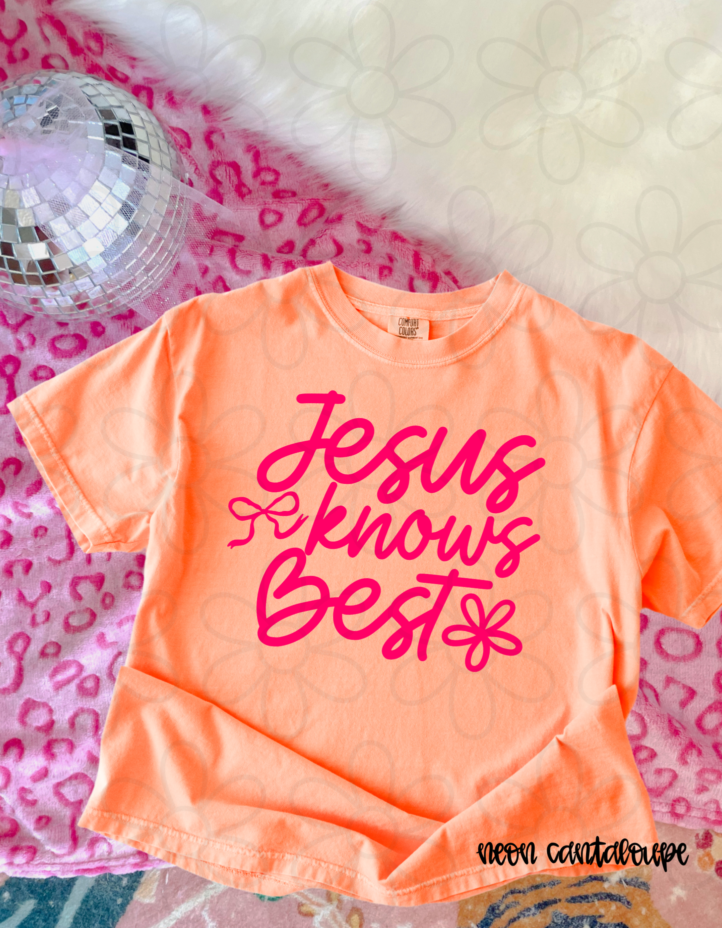 Jesus Knows Best (Multiple Color Options) DTF Transfer