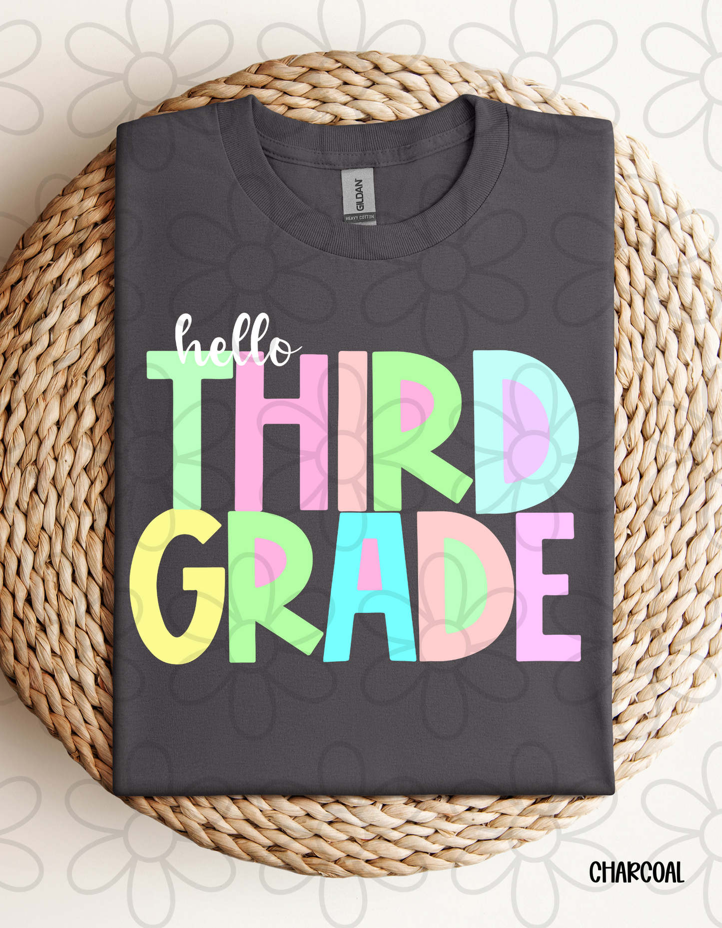Hello Grades Pastel (Multiple Options) Kids Completed Tee
