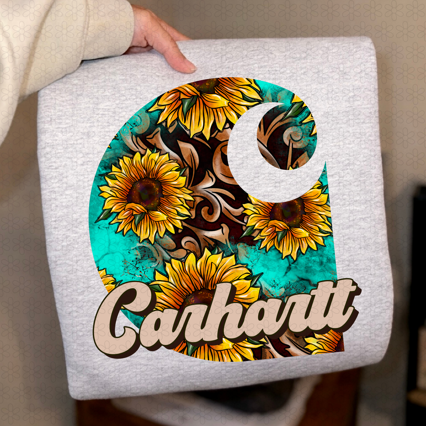 Sunflower Carhartt DTF Transfer