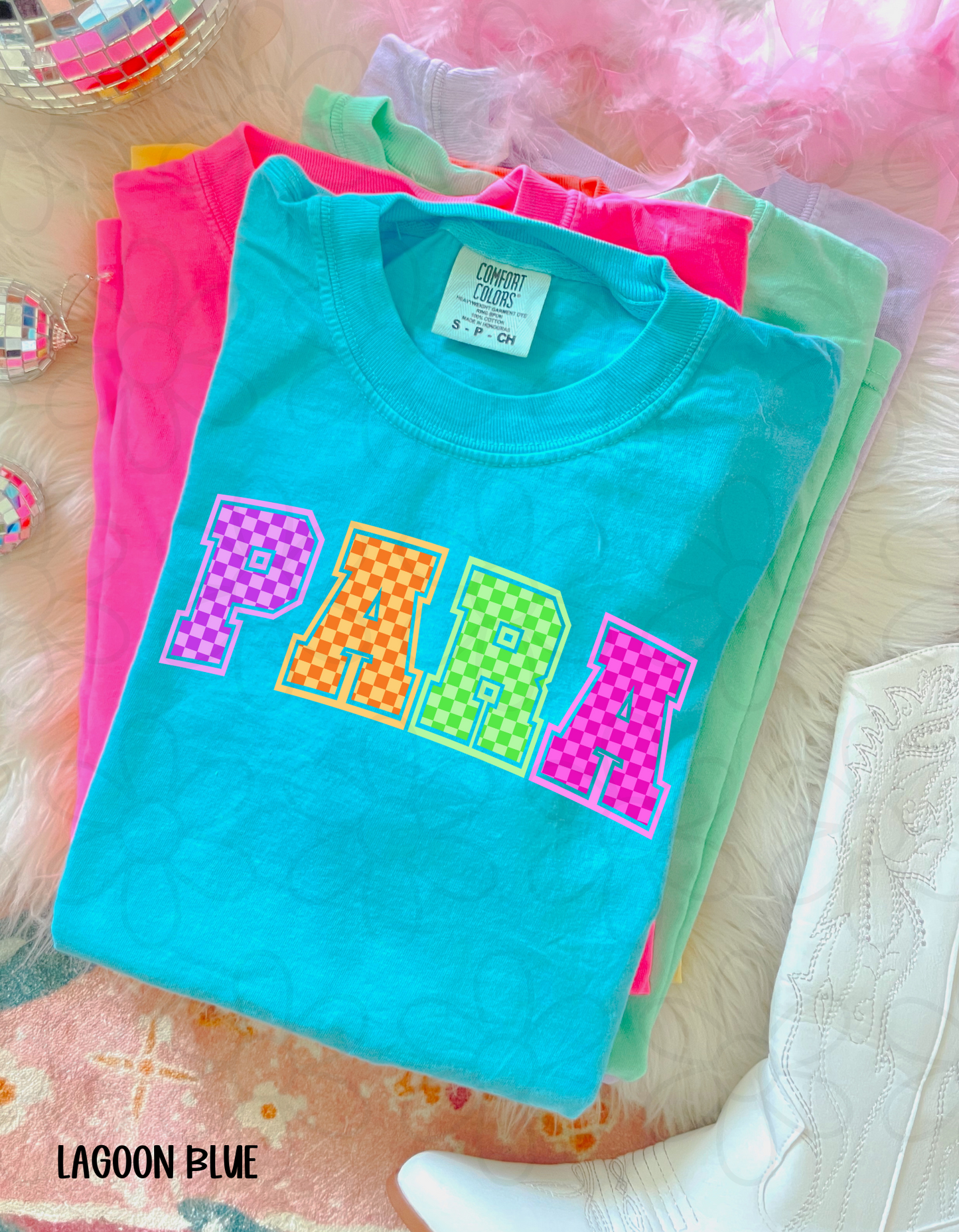 Colorful Checkered Occupations (Multiple Options) Completed Tee