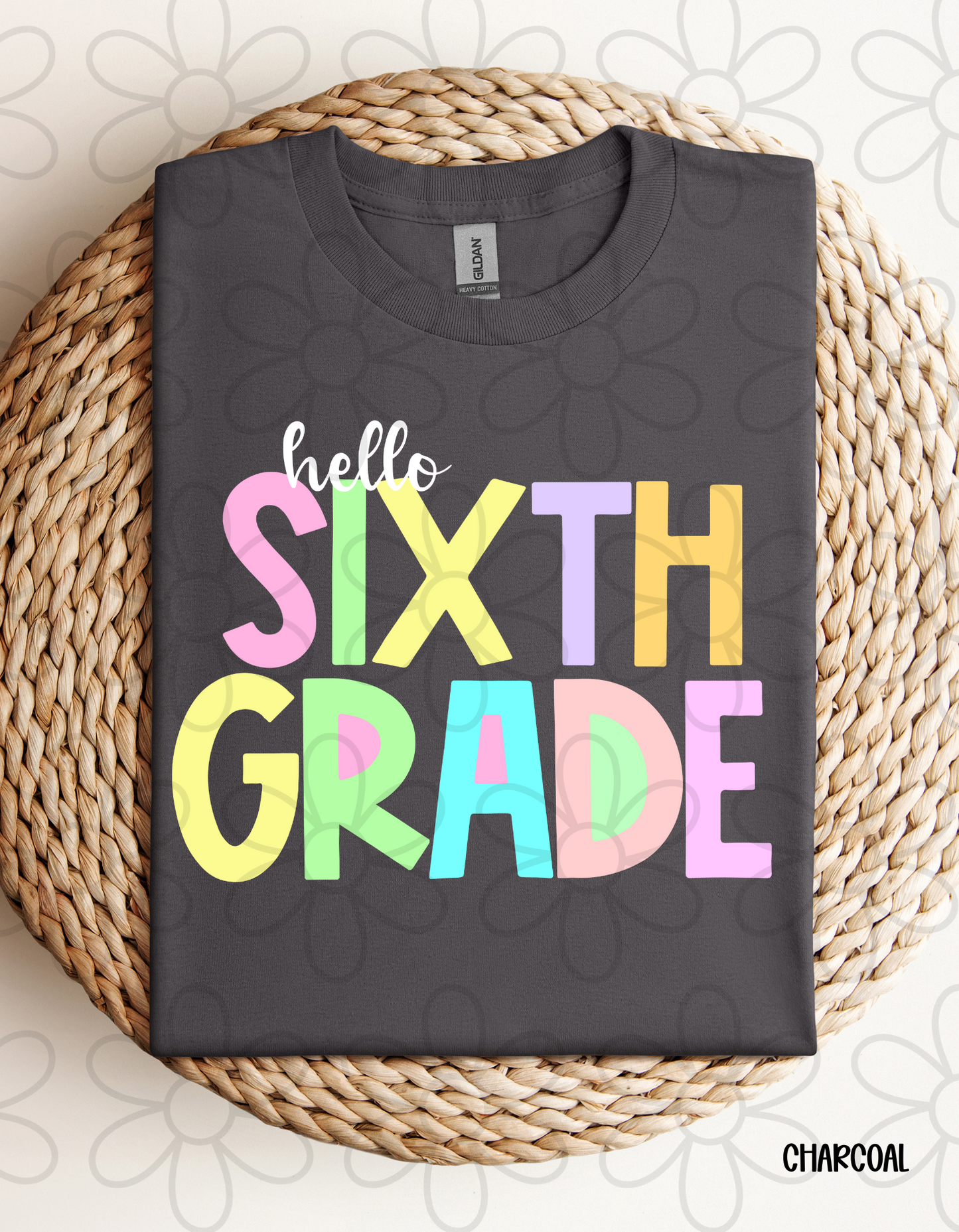 Hello Grades Pastel (Multiple Options) Kids Completed Tee