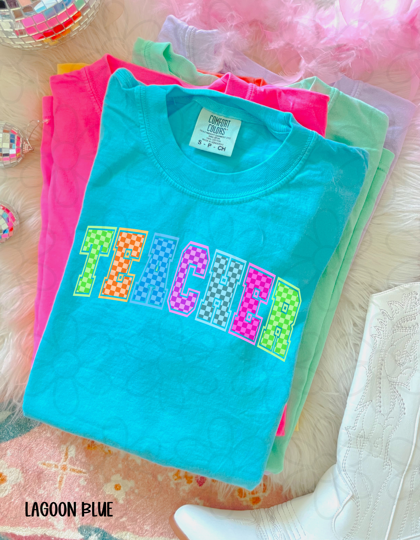 Colorful Checkered Occupations (Multiple Options) DTF Transfer