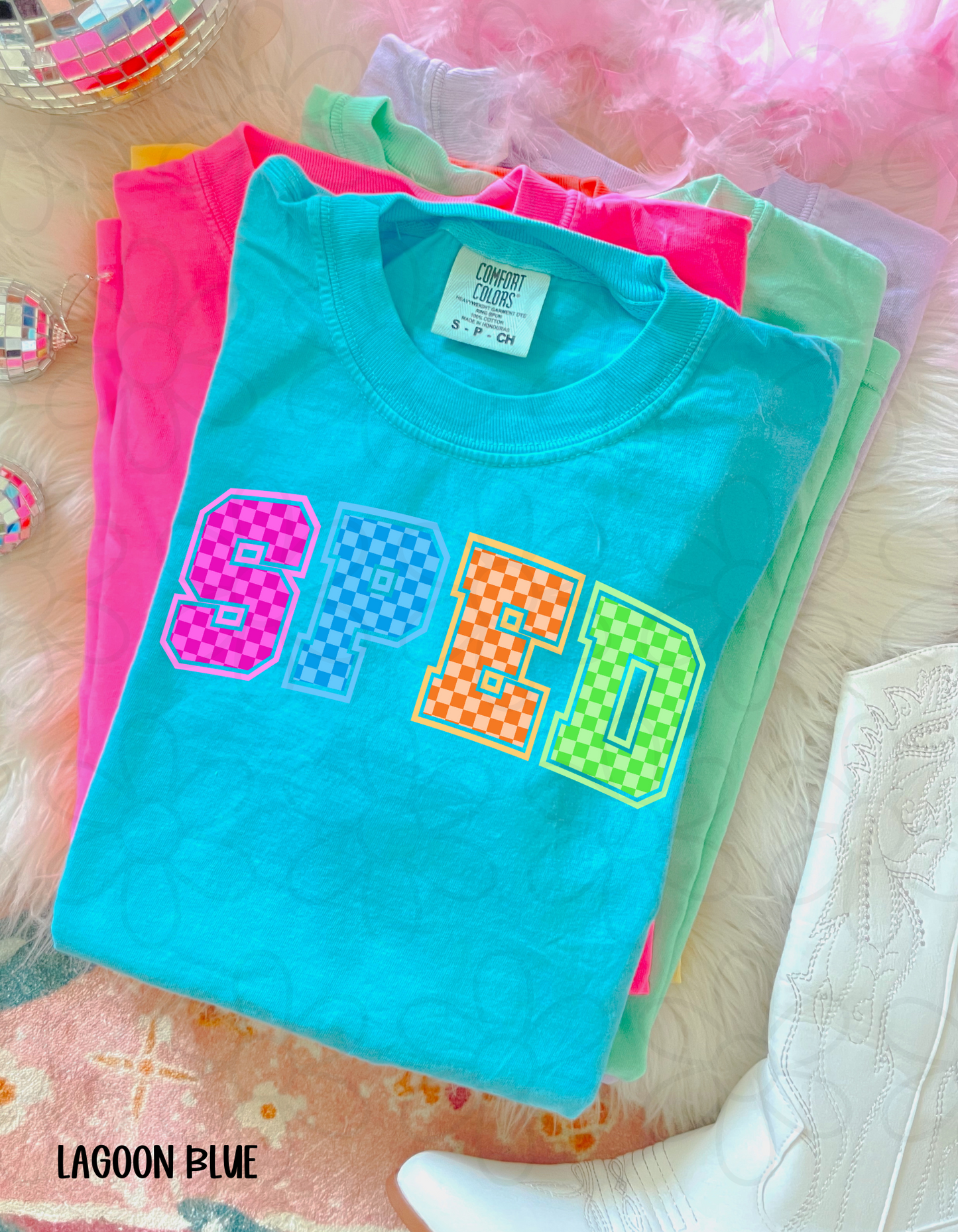Colorful Checkered Occupations (Multiple Options) Completed Tee