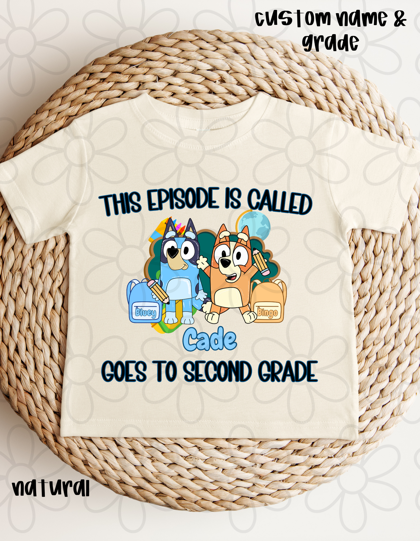 This Episode Is Called Custom Name & Grade DTF Transfer