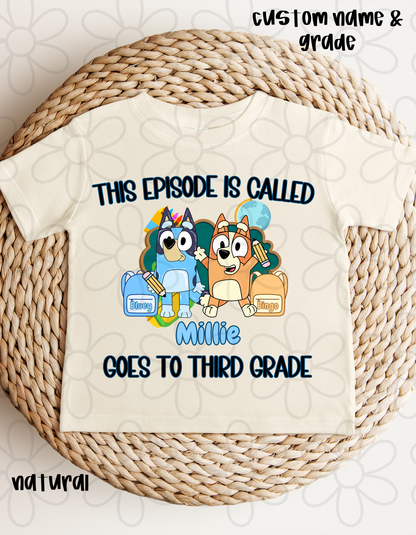 This Episode Is Called Custom Name & Grade DTF Transfer