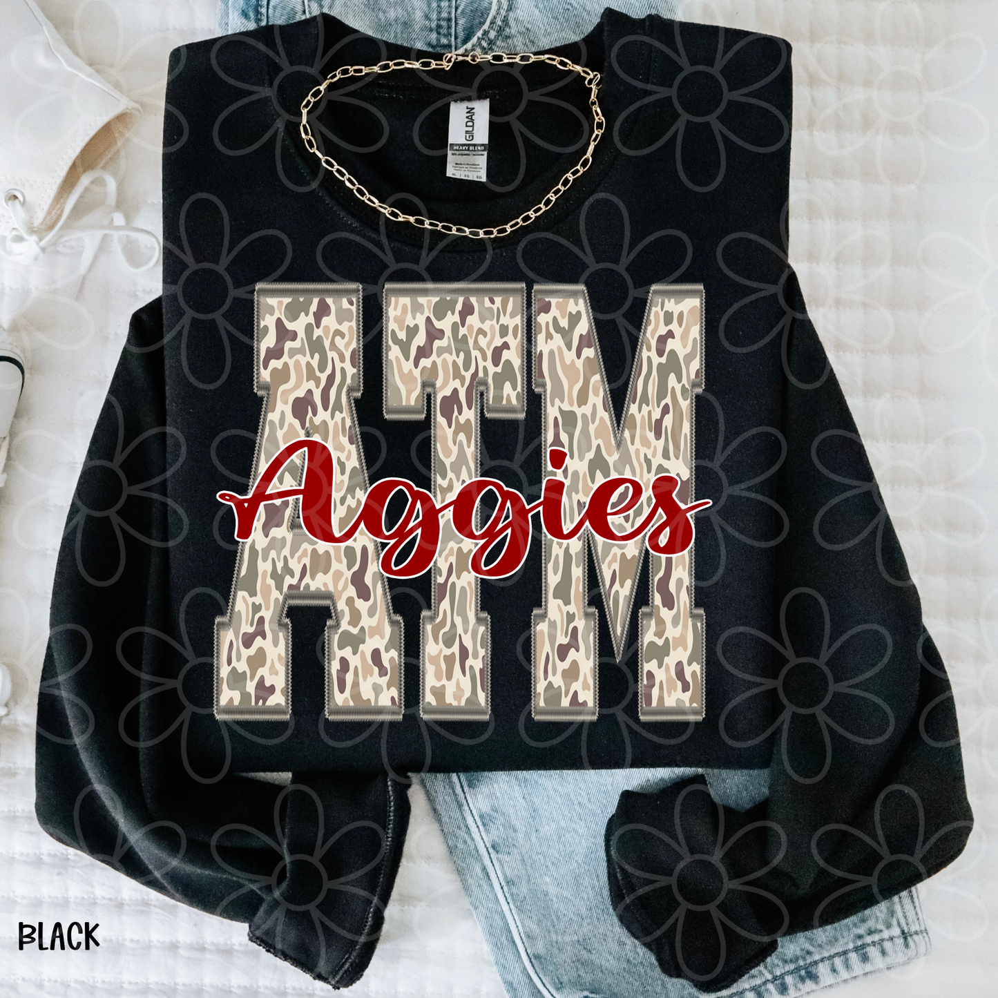 Camo Sports Teams (Multiple Options) DTF Transfer