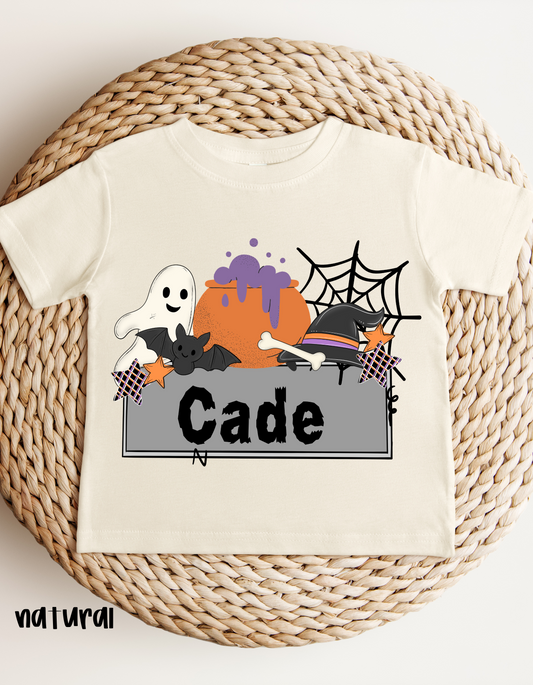 Custom Halloween Kids Completed Tee